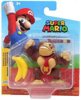 Jakks Super Mario World of Nintendo Donkey Kong With Bananas 2.5” Figure
