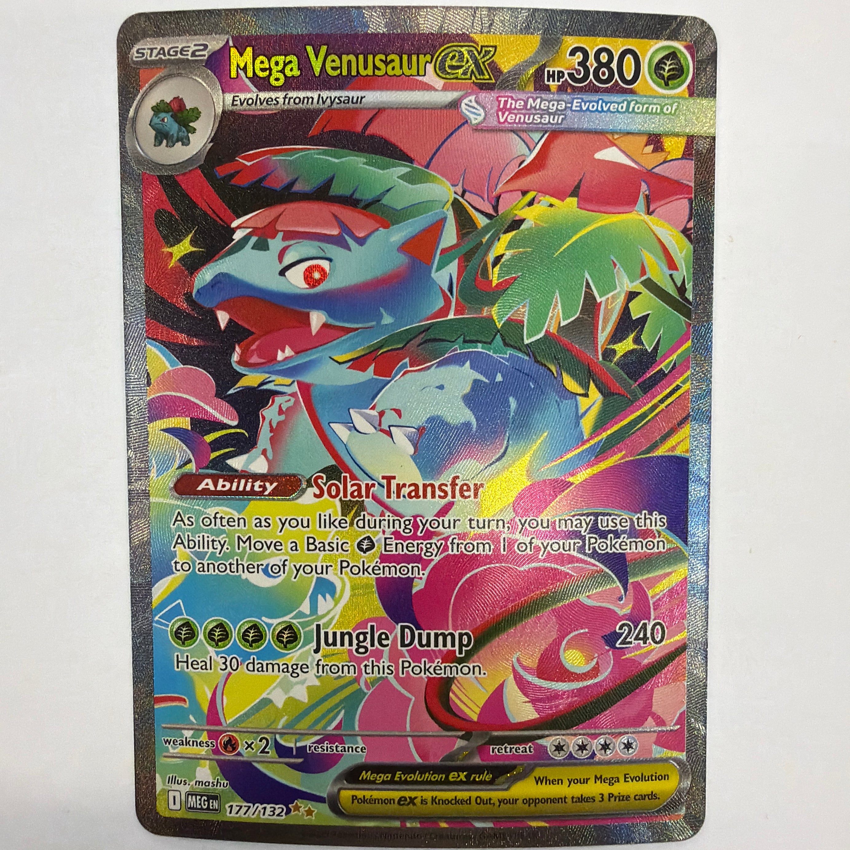 Pokémon TCG - Mega Evolution Mega Venusaur ex 177/132 NM