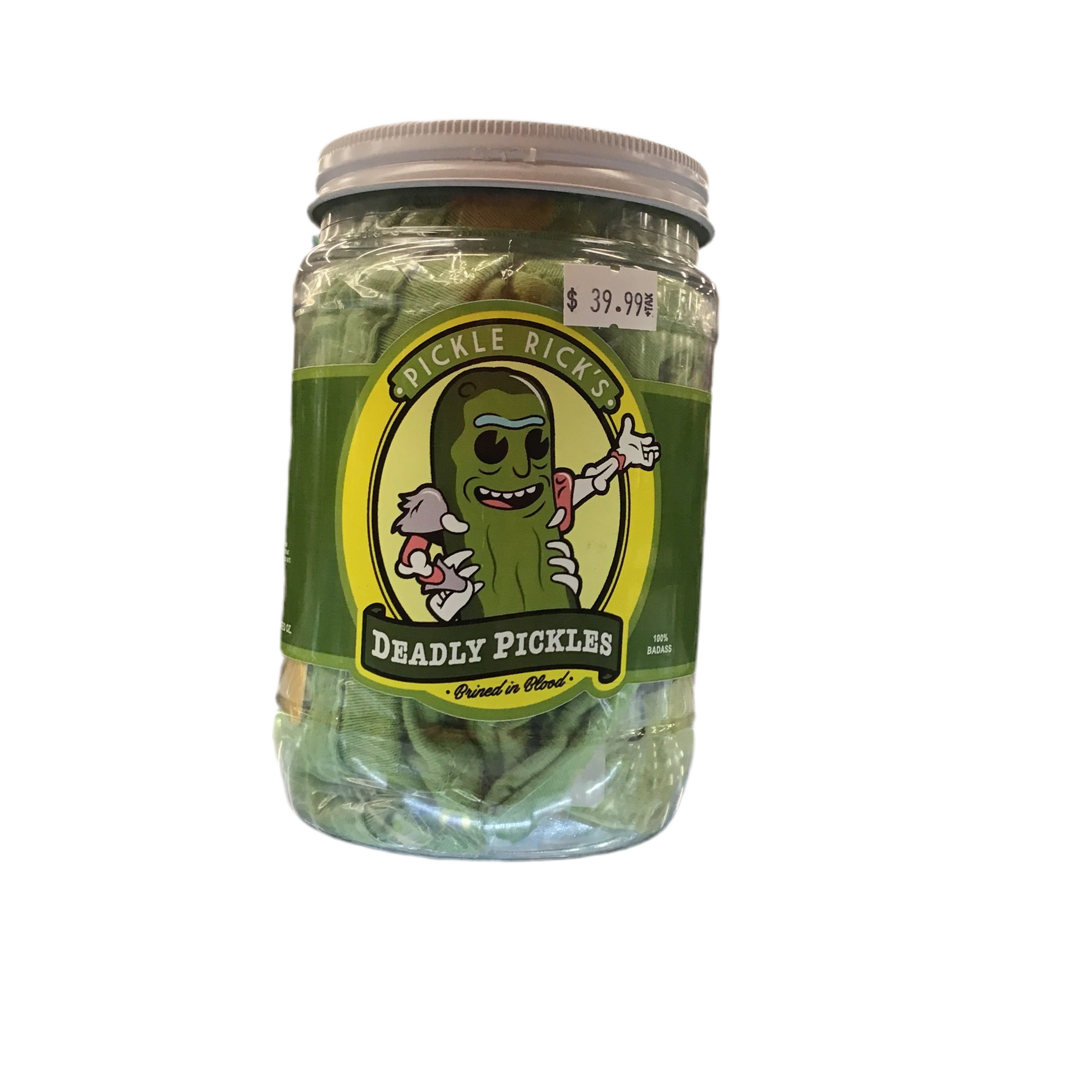 Funko Pop! Tees: Rick and Morty-Pickle Rick Deadly Pickle XL