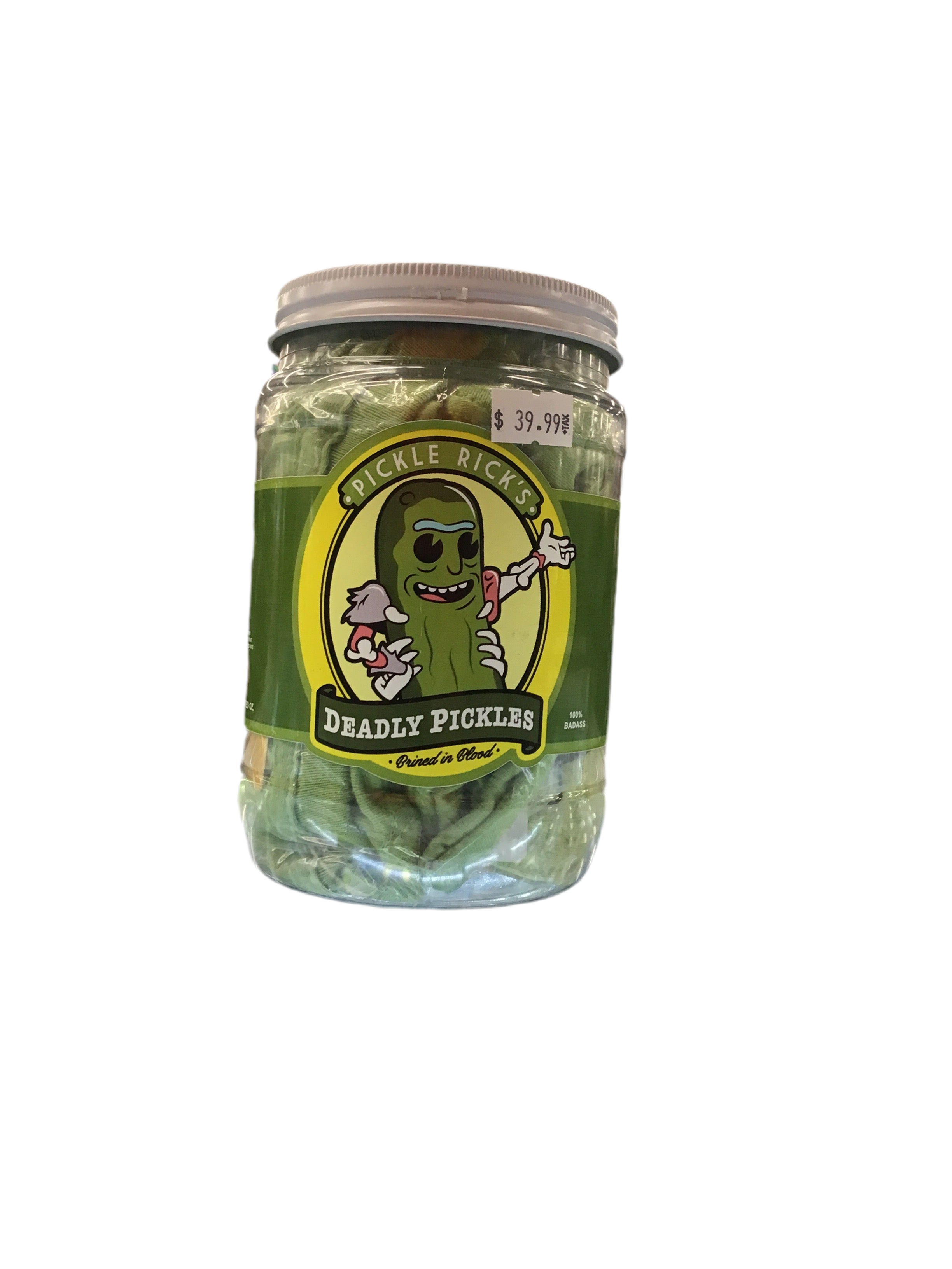 Funko Pop! Tees: Rick and Morty-Pickle Rick Deadly Pickle XL