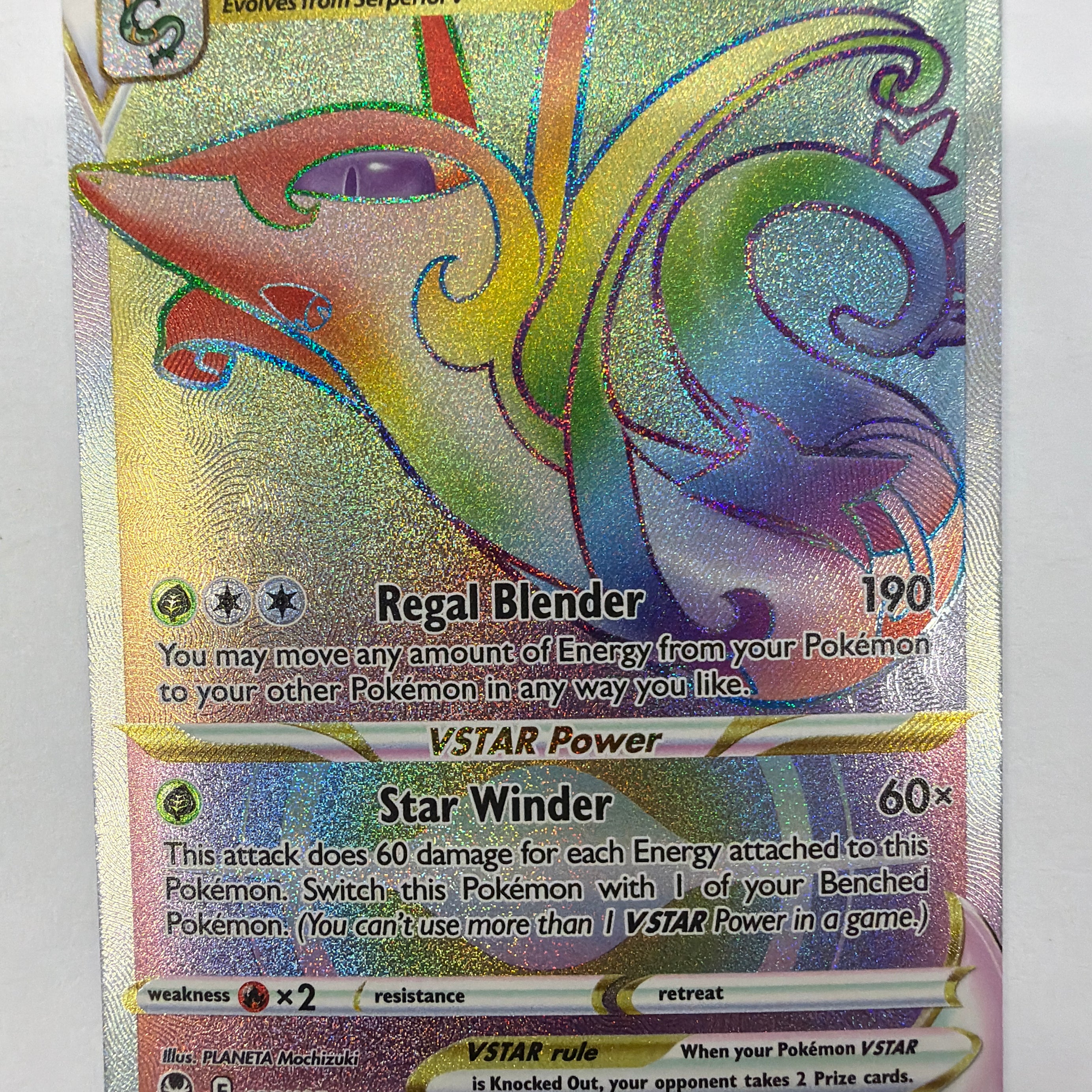 Pokémon TCG - Silver Tempest Serperior Vstar 196/195 NM