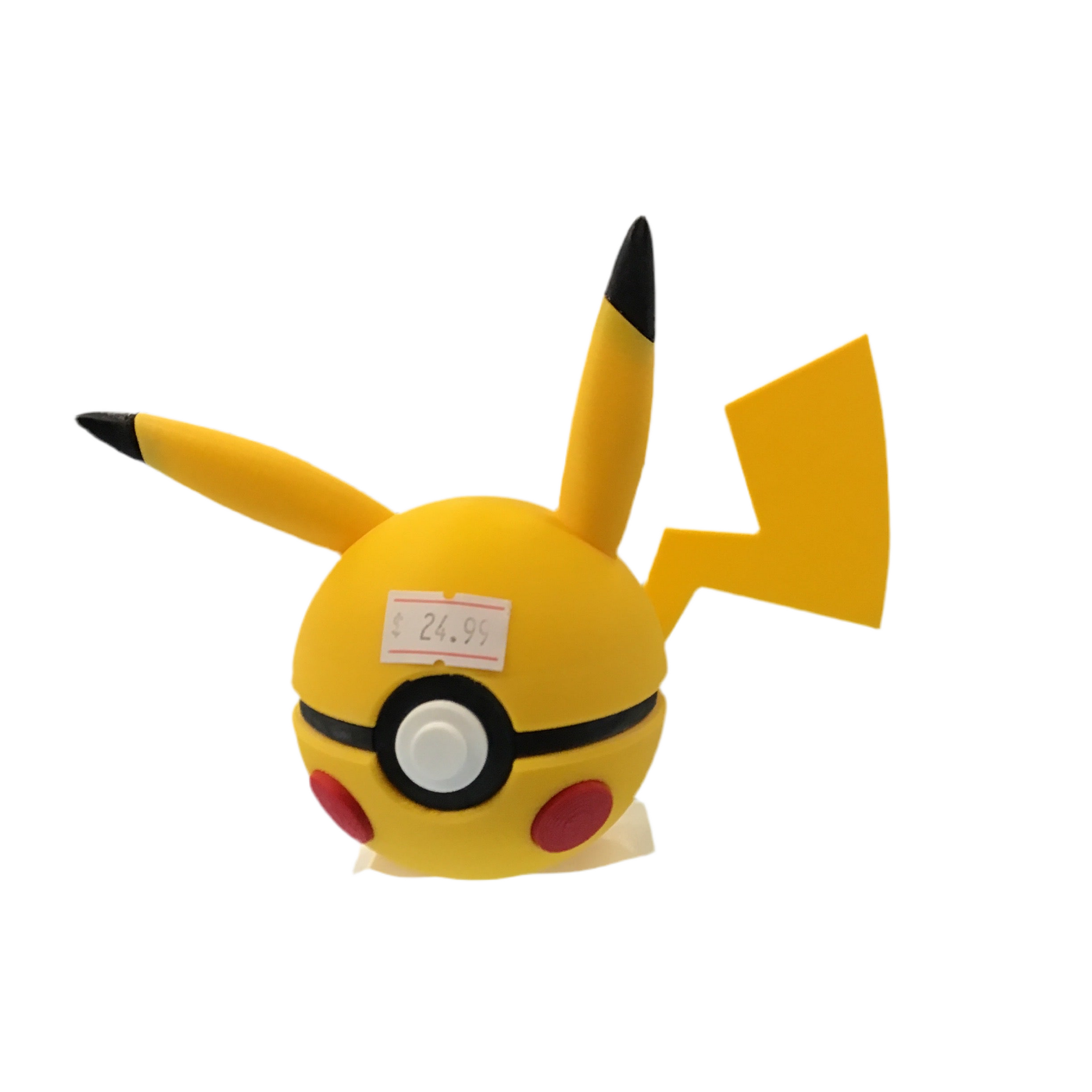Custom 3D Printed Pokemon Ball Pikachu