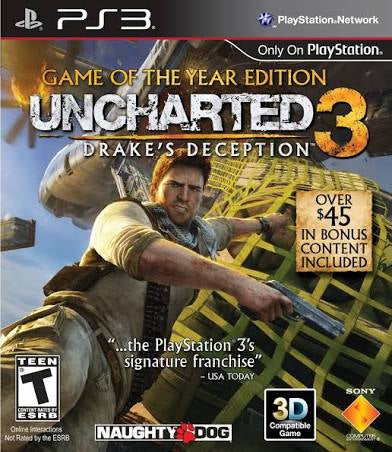 PS3 Uncharted 3 Drake’s Deception Video Game