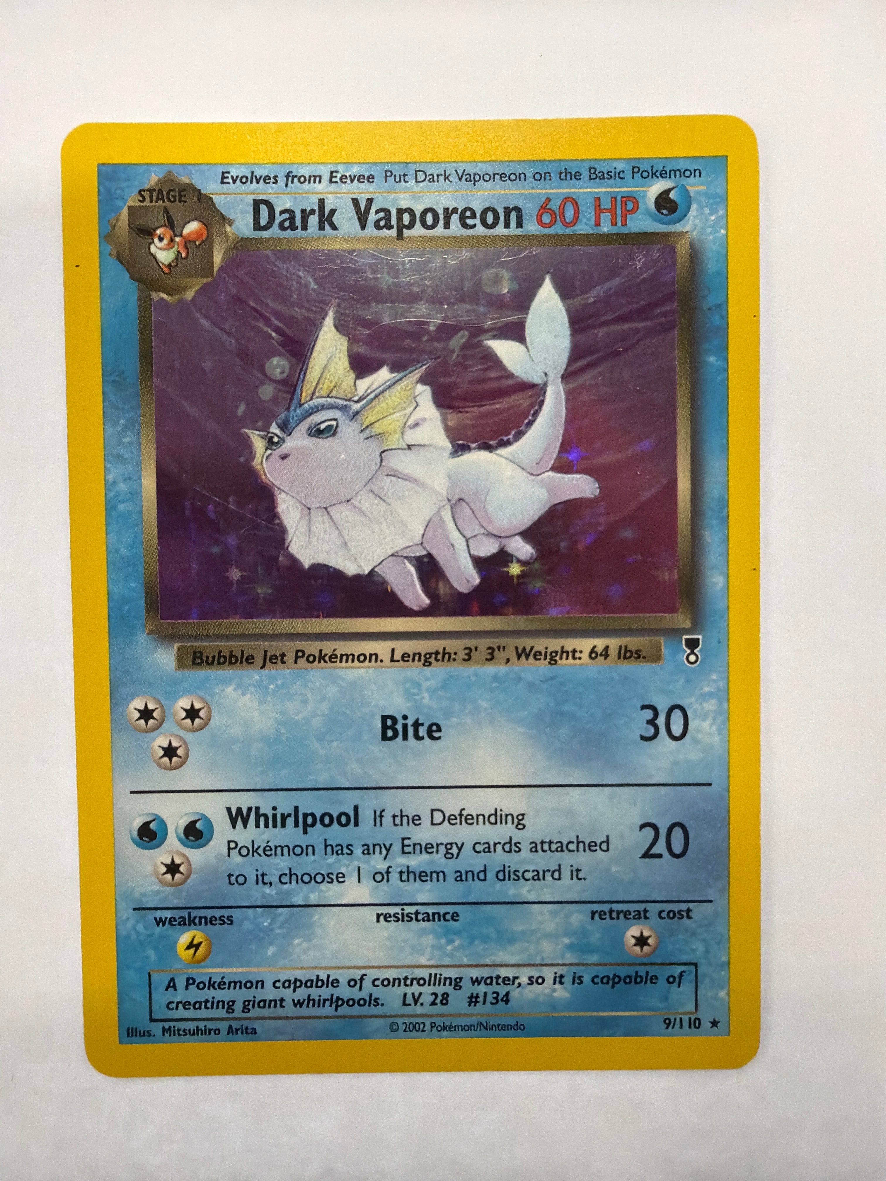 Pokémon TCG - Legendary Collection Dark Vaporeon 9/110 LP Holo