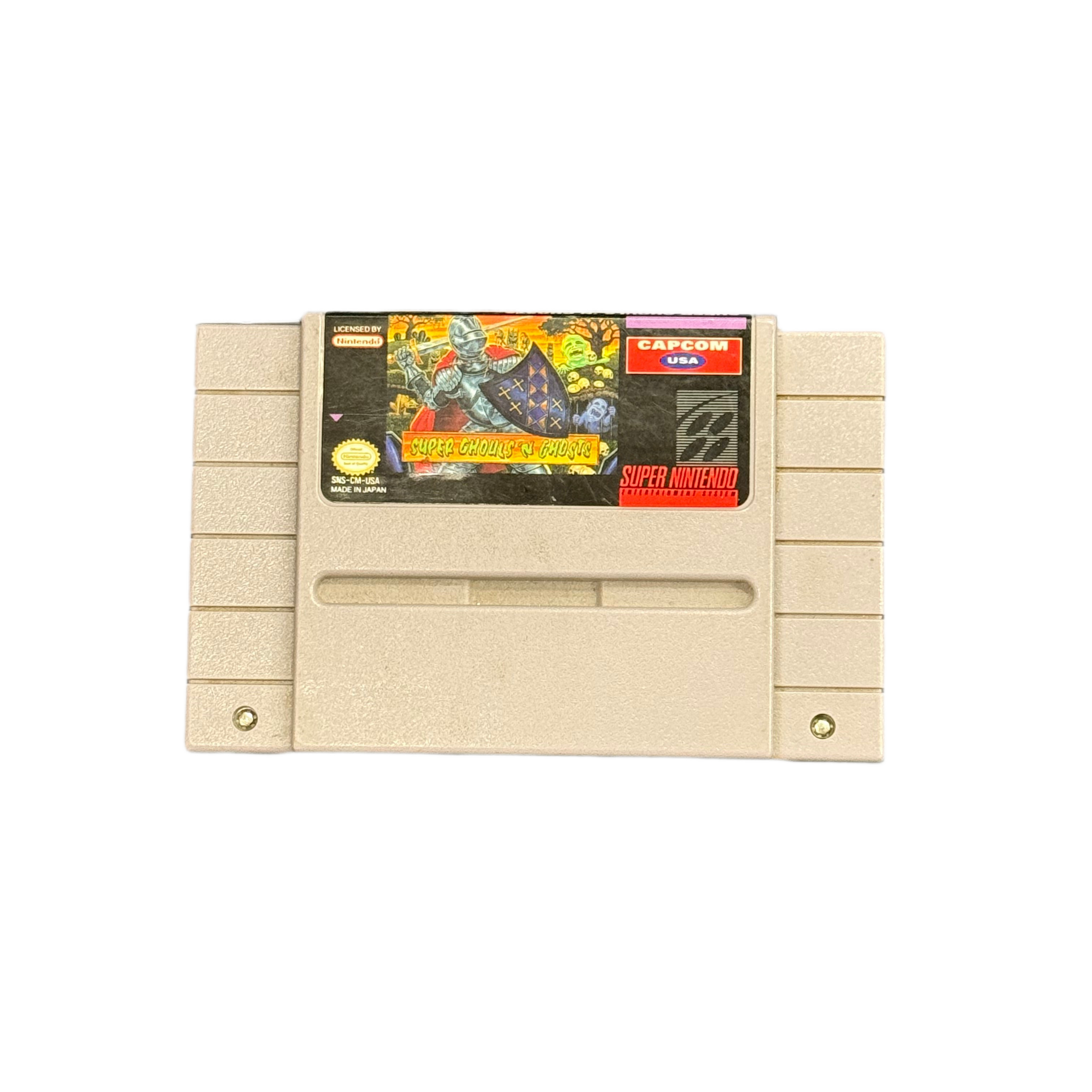 Super Nintendo Super Ghouls ‘N Ghosts Video Game