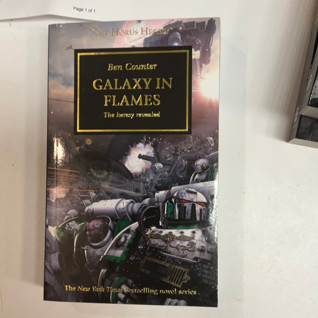 Novel Horus Heresy Galaxy In Flames – True Believers Gaming and ...