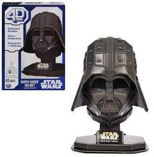 4D Build Star Wars Darth Vader Helmet Cardstock Model Kit