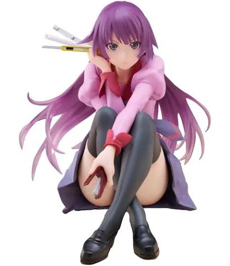 Taito Desktop Cute Monogatari Series Hitagi Senjougahara Statue