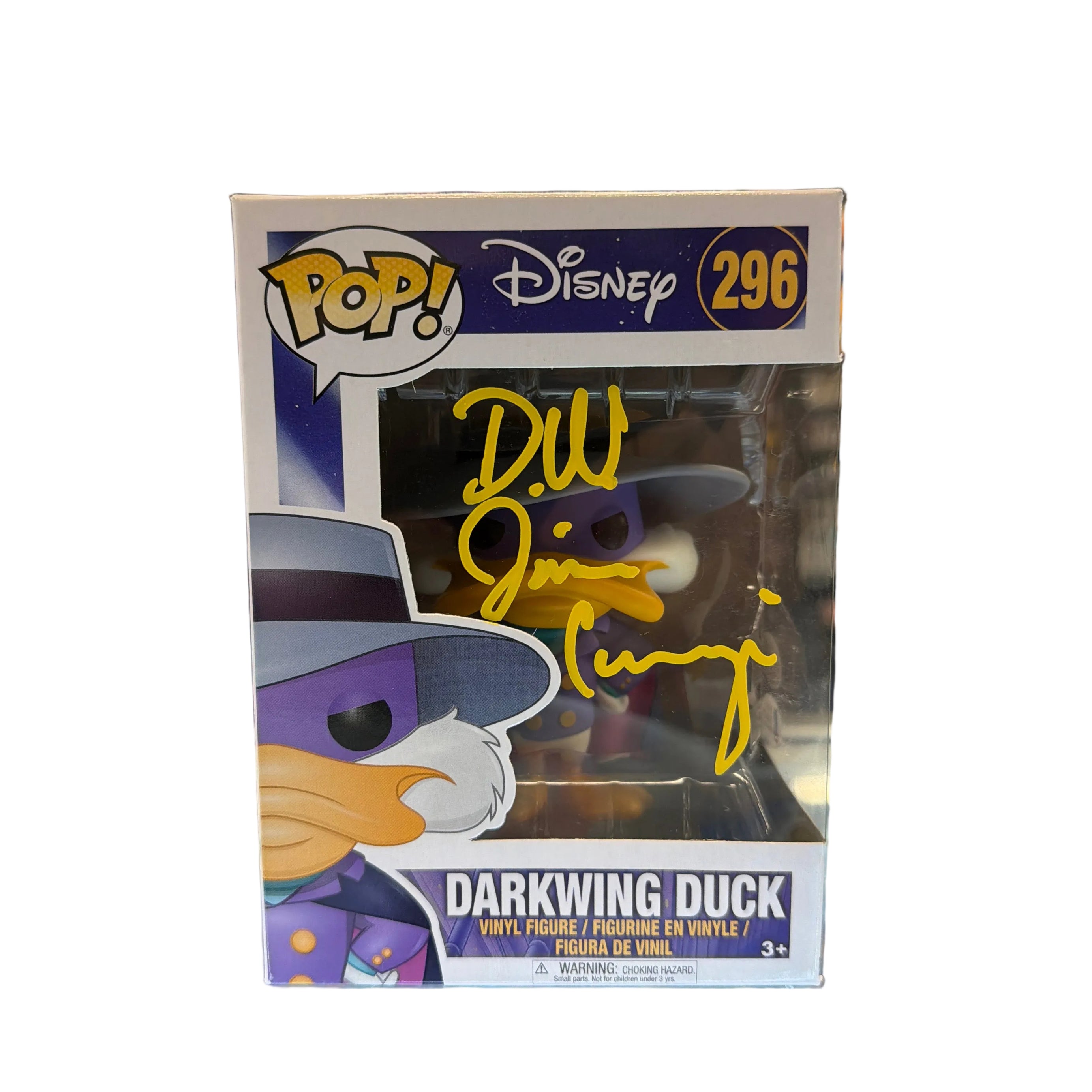 SIGNED Funko Pop! Disney Darkwing Duck #296