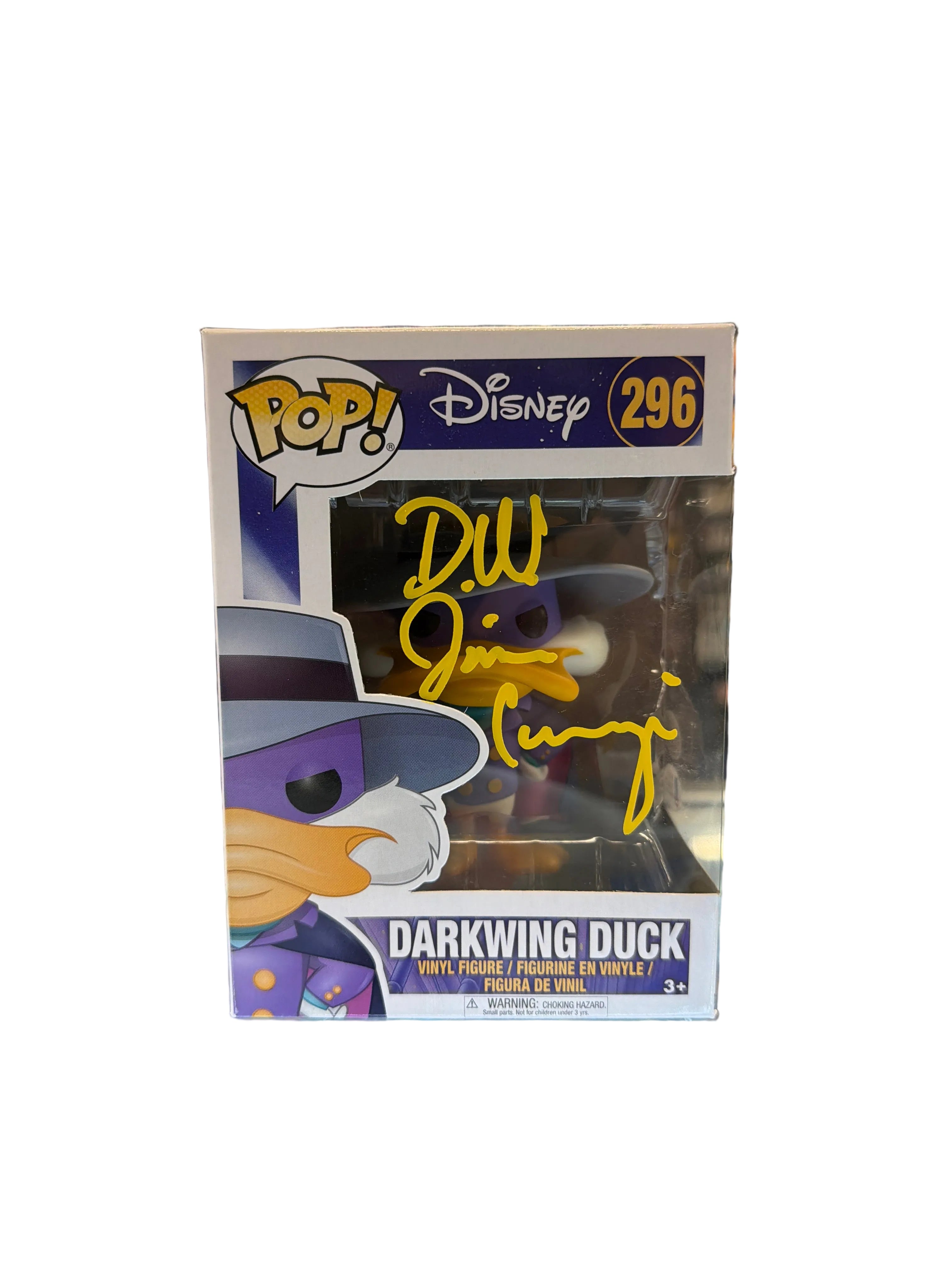 SIGNED Funko Pop! Disney Darkwing Duck #296