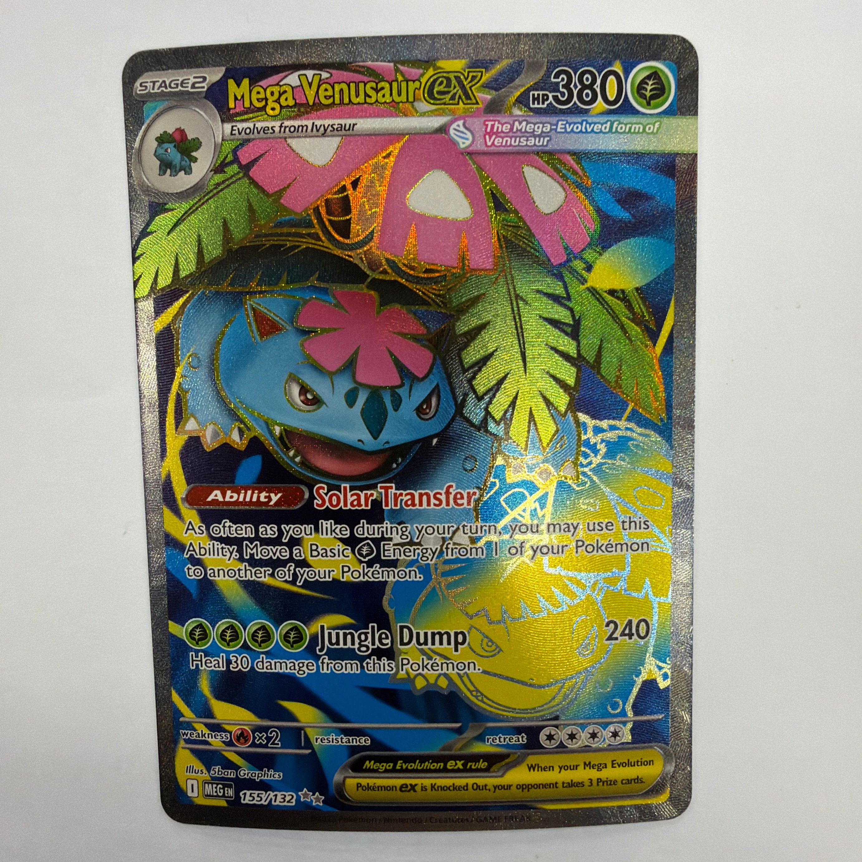 Pokémon TCG - Mega Evolution Mega Venusaur ex 155/132 NM