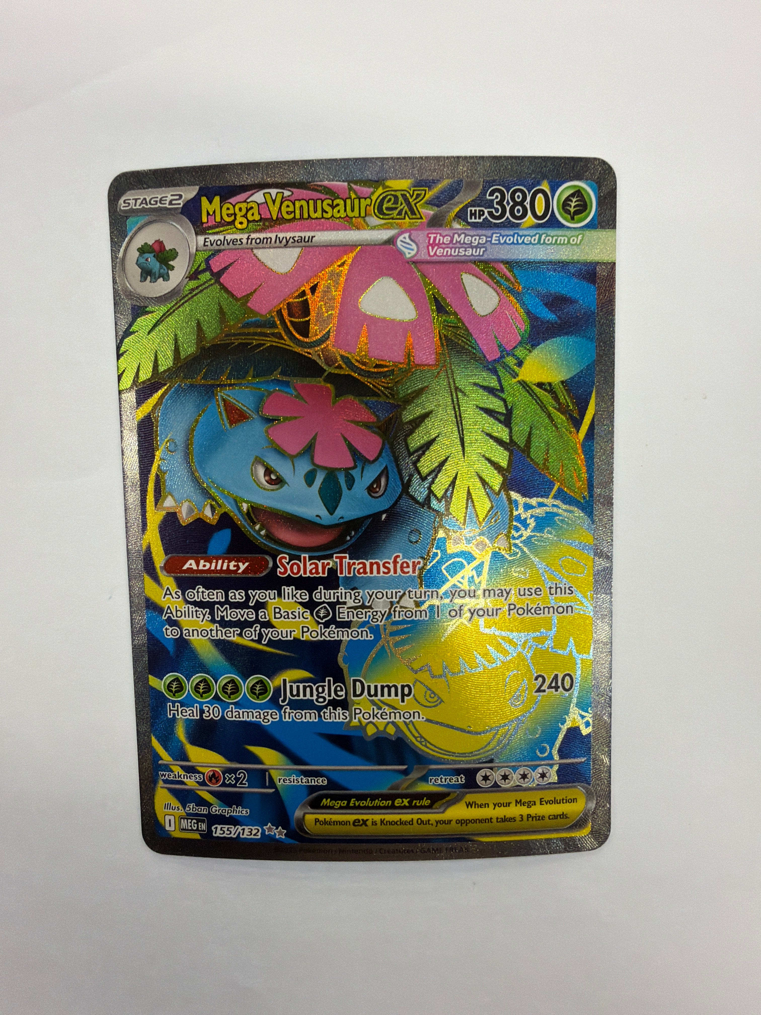 Pokémon TCG - Mega Evolution Mega Venusaur ex 155/132 NM