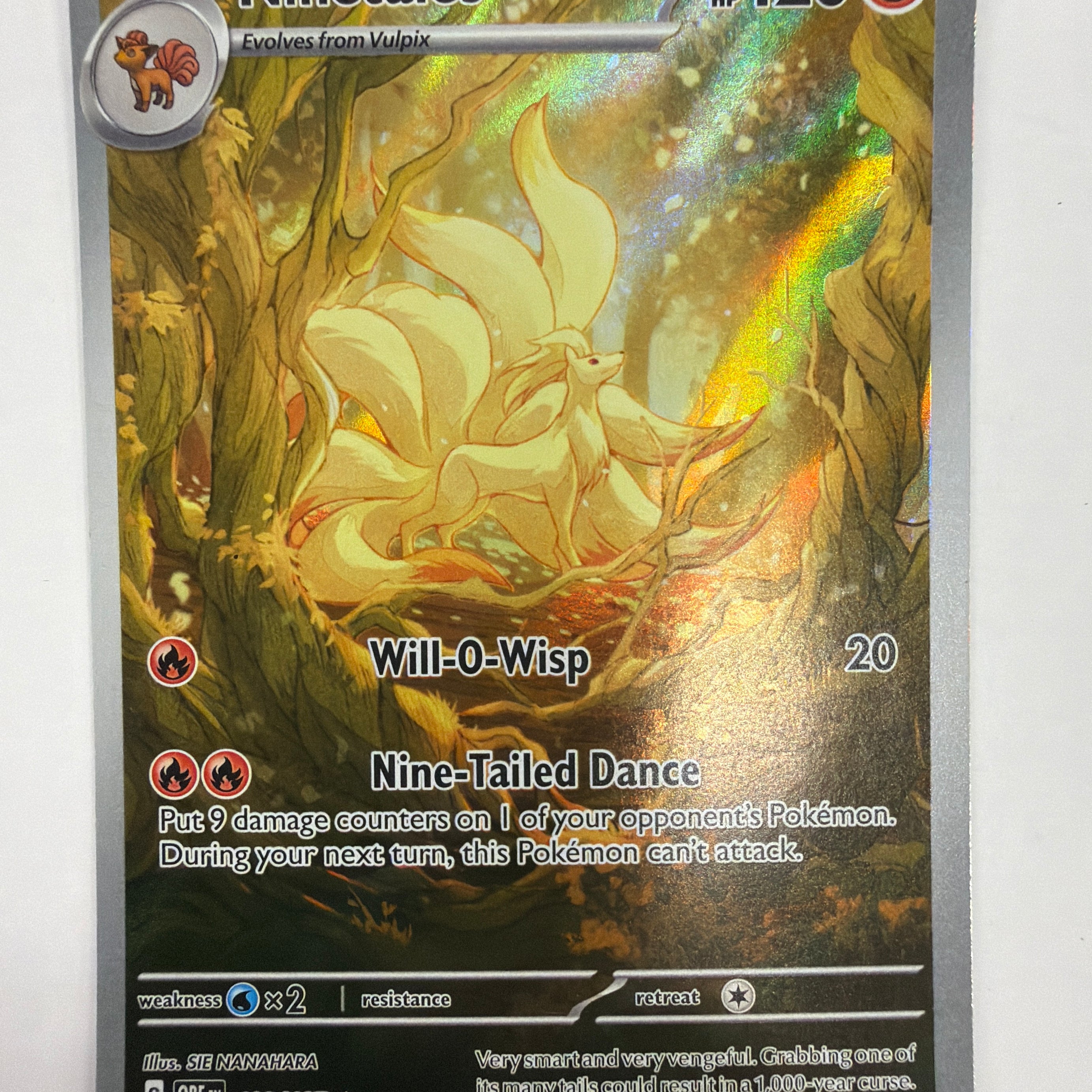 Pokémon TCG - Obsidian Flames Ninetales 199/197 MP