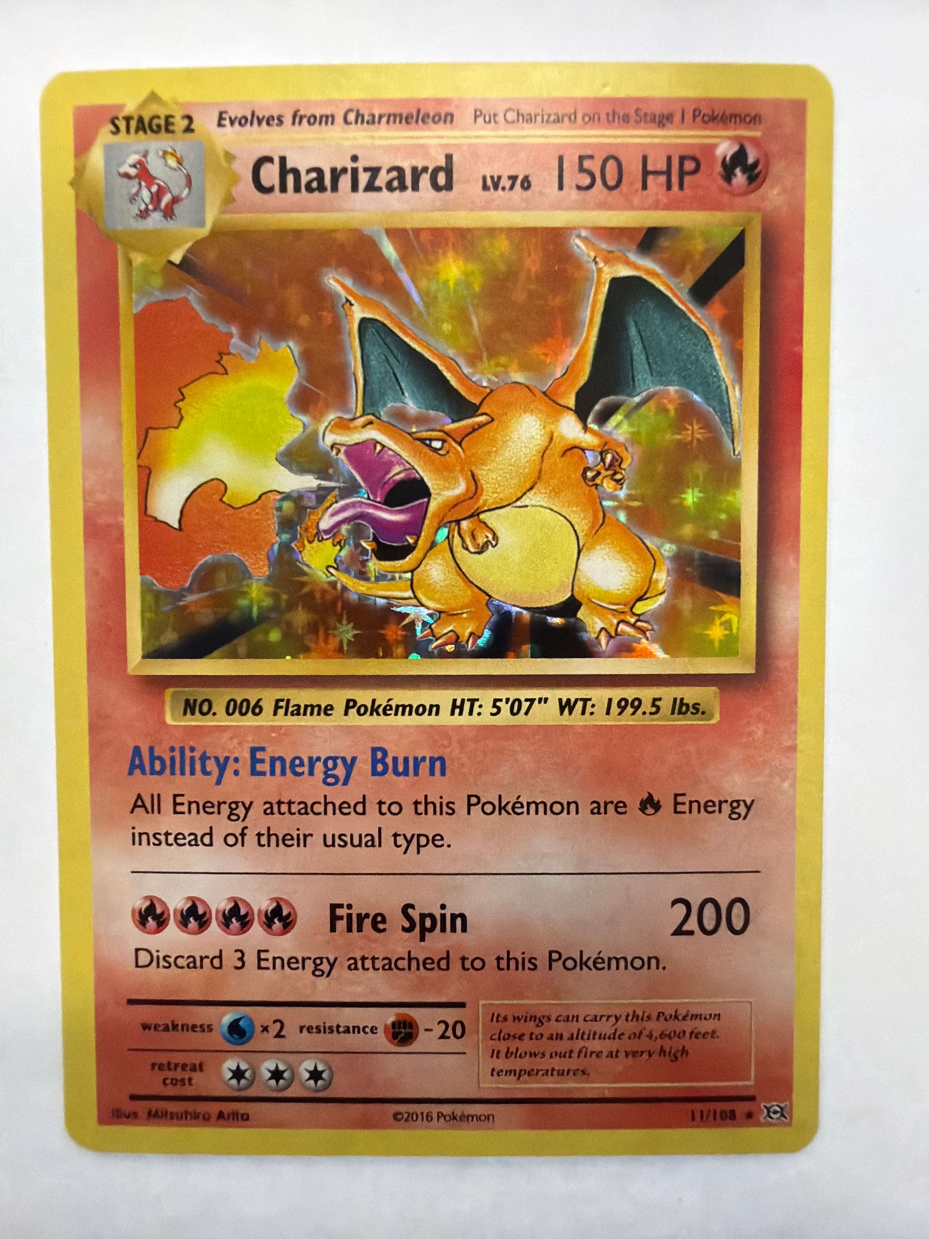 Pokémon TCG - XY Evolutions Charizard 11/108 LP