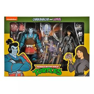 Neca Reel Toys Nickelodeon Teenage Mutant Ninja Turtles Chakahachi and Lotus 2 Pack Action Figures