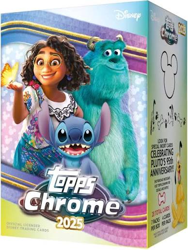 Topps Chrome 2025 Disney TCG Blaster Box