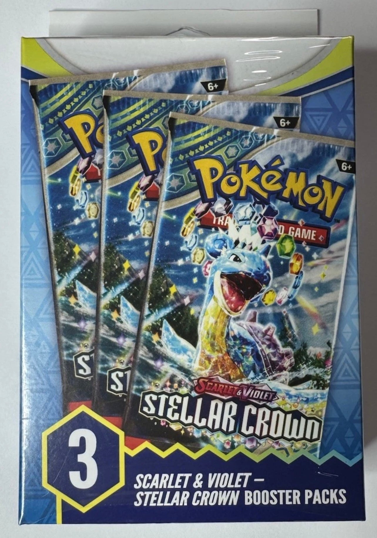 Pokémon TCG - Scarlet & Violet Stellar Crown Booster Packs 3-Pack