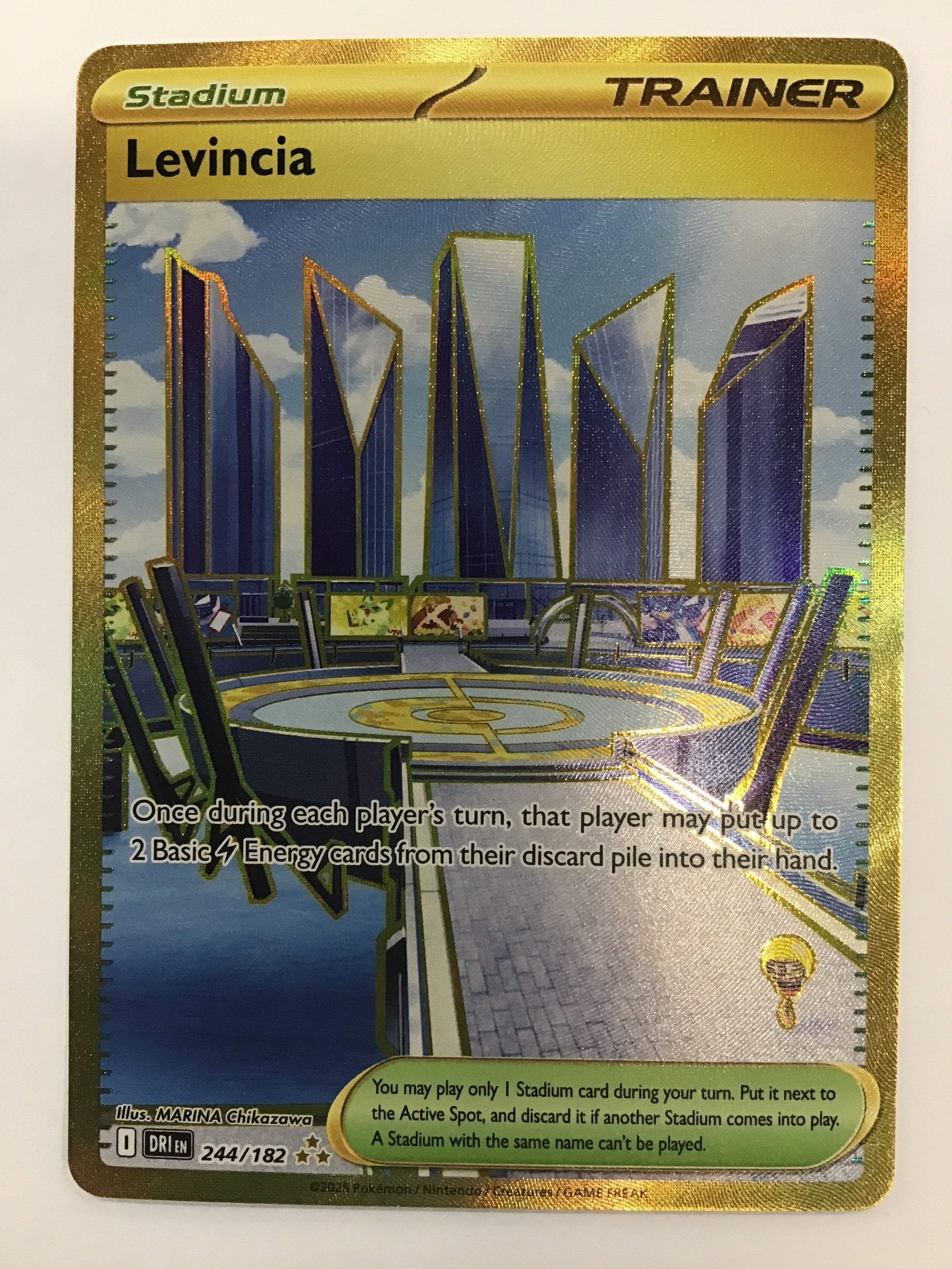 Pokémon TCG - Destined Rivals Levincia 244/182 NM