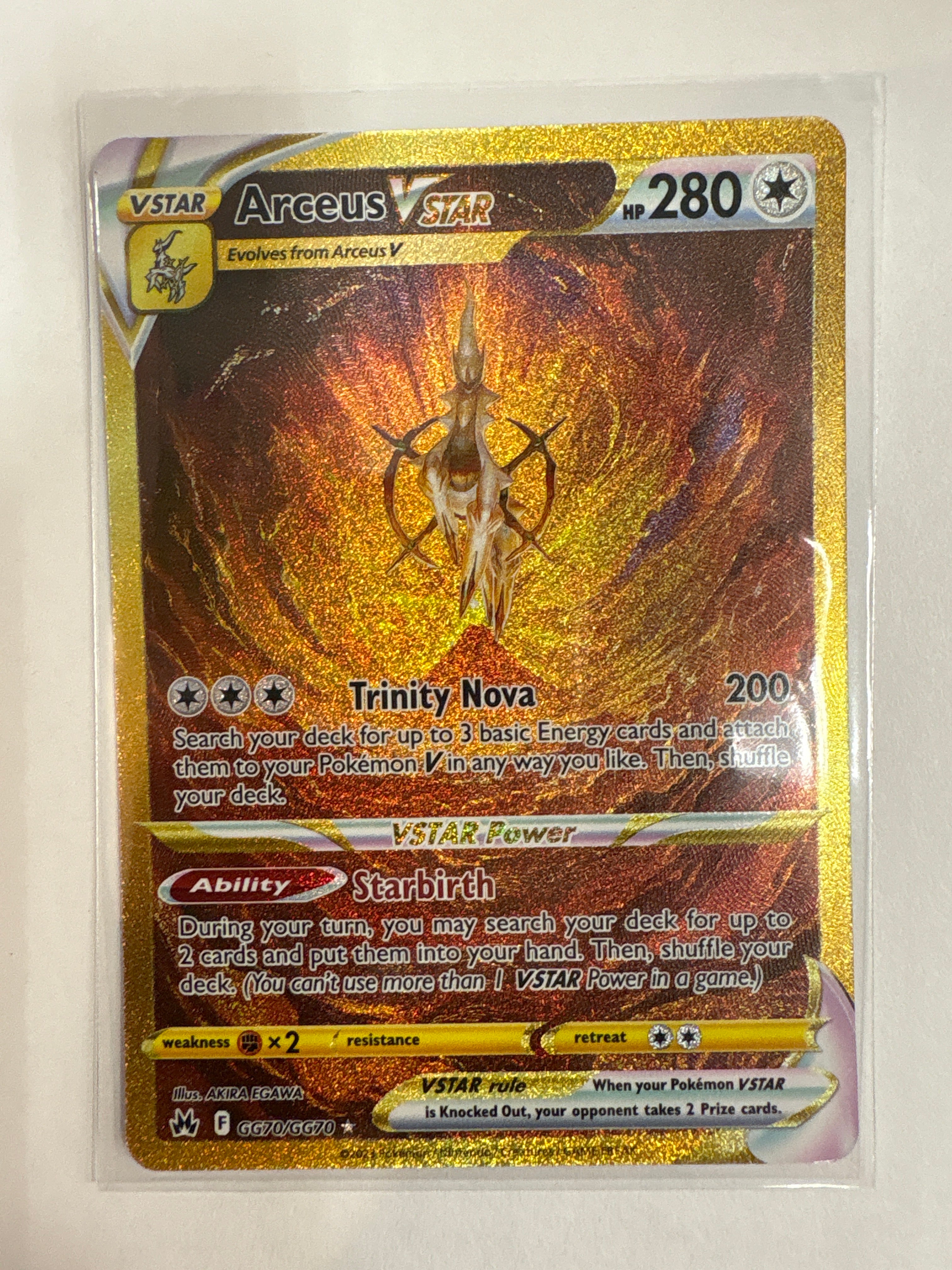 Pokmon TCG - Crown Zenith Arceus Vstar GG70/GG70 Secret Rare NM True Believers Gaming and Collectibles Pokmon TCG - Crown Zenith Arceus Vstar GG70/GG70 Secret Rare NM True Believers Gaming and Collectibles
