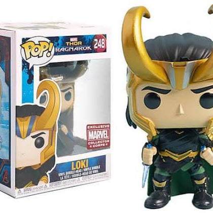 Funko Pop! Marvel Thor Ragnarok Loki Marvel Collector Corps Exclusive #248