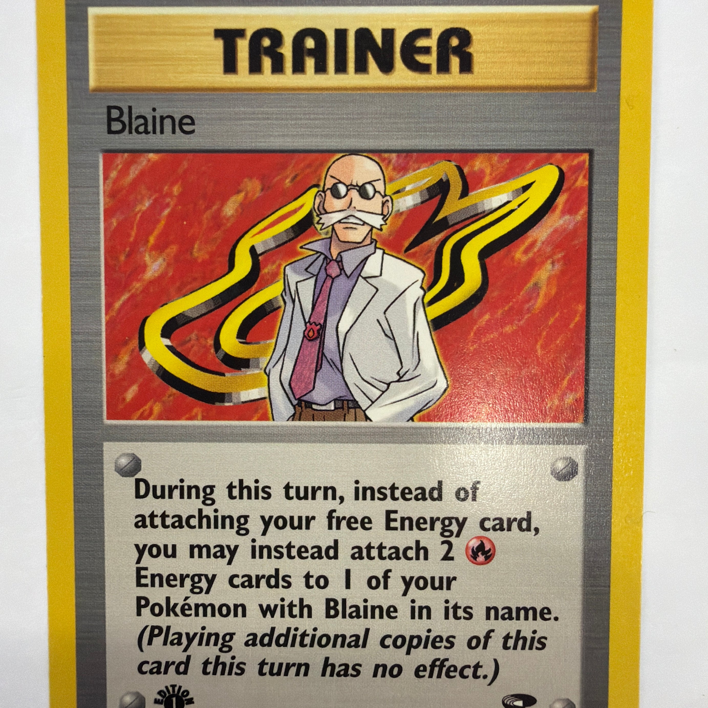 Pokémon TCG - Gym Challenge 1st Edition Blaine 100/132 Non-Holo LP