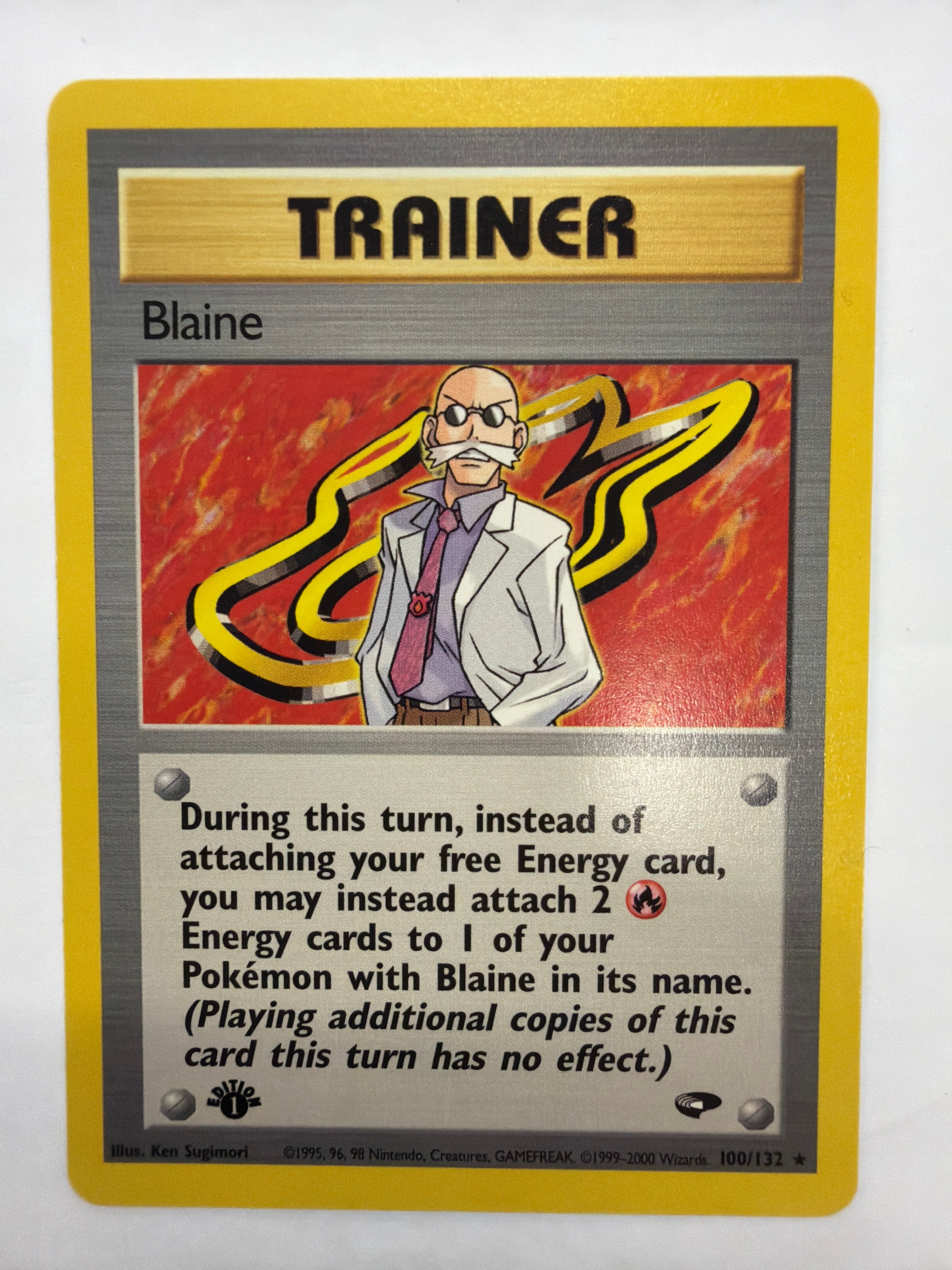 Pokémon TCG - Gym Challenge 1st Edition Blaine 100/132 Non-Holo LP