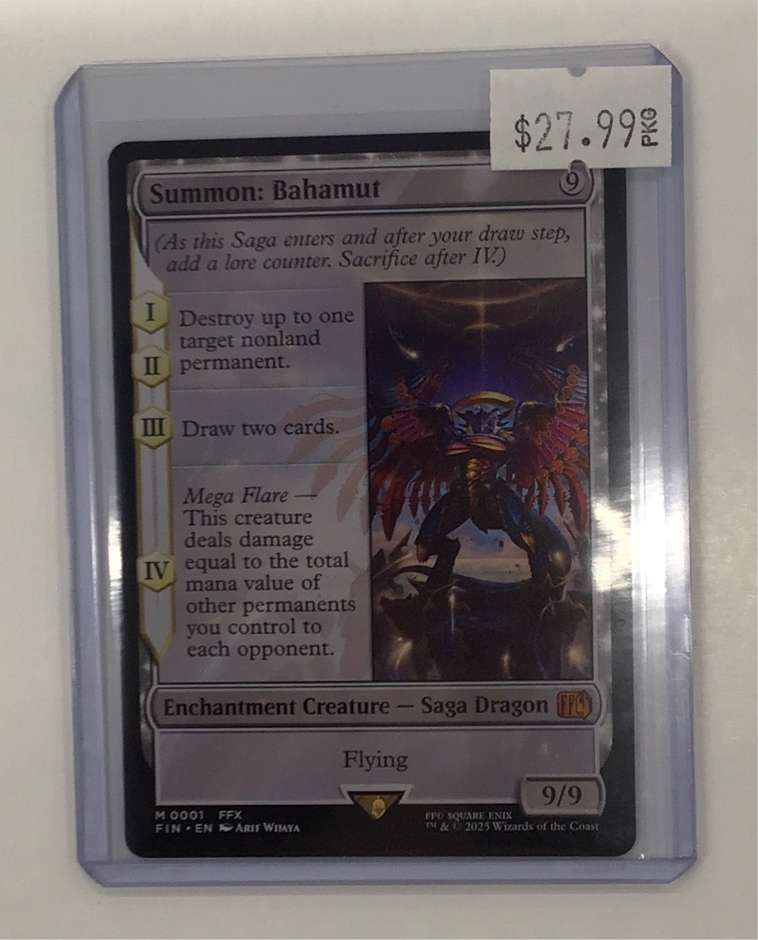 Magic the Gathering TCG - Final Fantasy Summon: Bahamut 001 NM