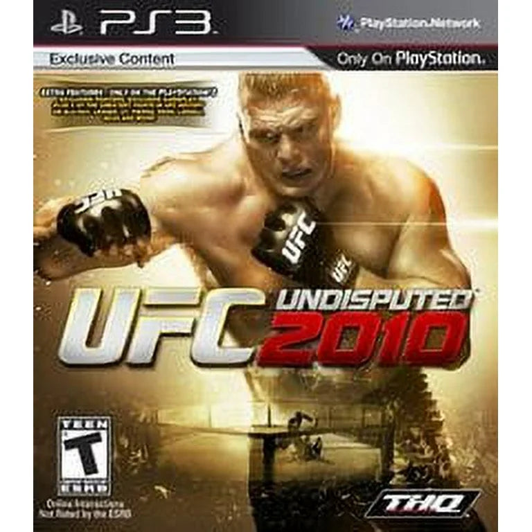 PS3 UFC Undisputed 2010 Video Game
