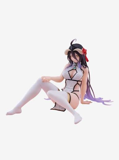 Jaia Desktop Cute Overlord Albedo Chinese Dress White Ver Perching Statue