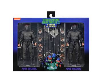 Neca Nickelodeon Teenage Mutant Ninja Turtles II The Secret of the Ooze Foot Soldier 2 Pack Action Figures