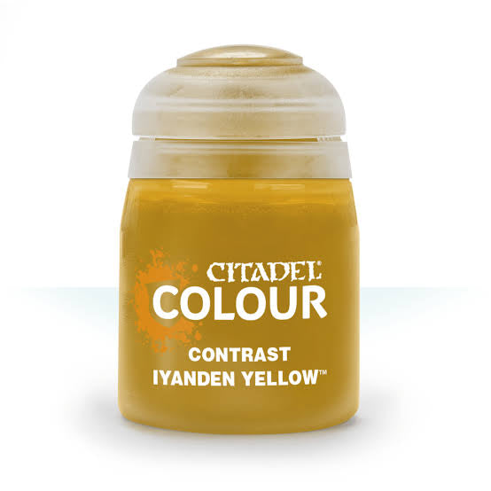 Citadel Colour Warhammer Contrast Iyanden Yellow Paint