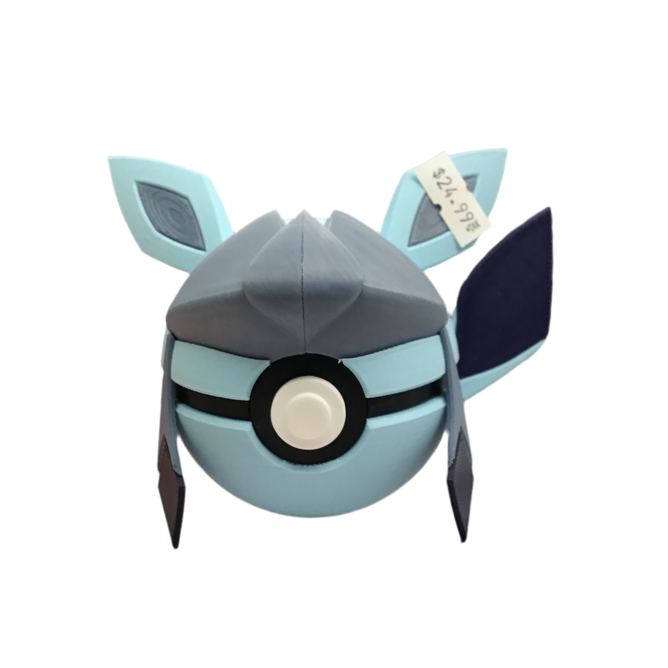 Custom 3D Printed Pokemon Ball Glaceon