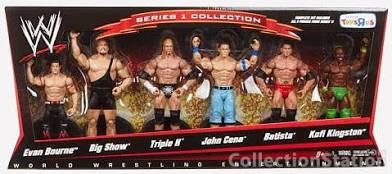 WWE Mattel Series 1 Collection TRU Exclusive Action Figure Box Set (Evan Bourne, Big Show, Triple H, John Cena, BatistaWWE Mattel Series 1 Collection TRU Exclusive Action Figure Box Set (Evan Bourne, Big Show, Triple H, John Cena, Batista & Kofi Kingston)