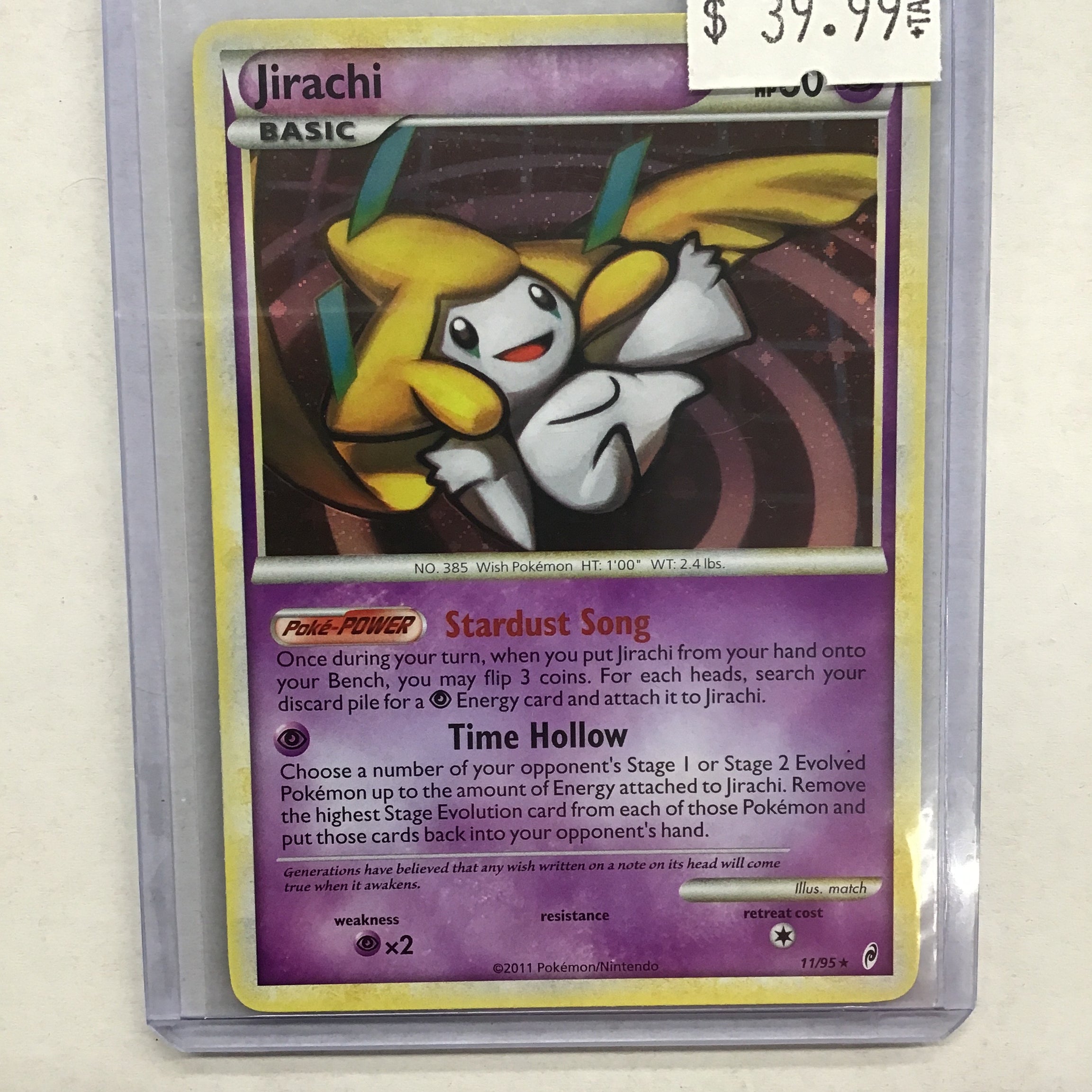 Pokémon TCG - Call of Legends Jirachi 11/95 NM