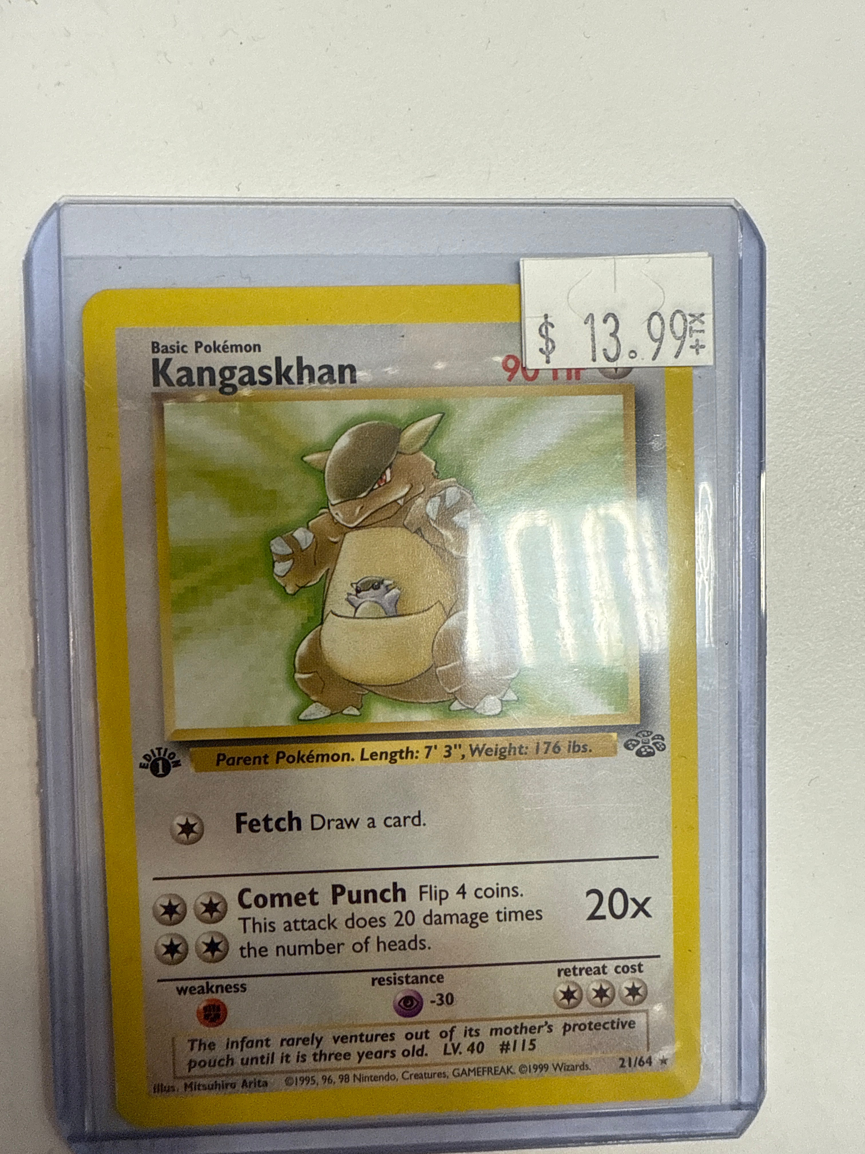 Pokemon TCG Kangaskhan 21-64 Jungle Rare NM – True Believers Gaming and  Collectibles