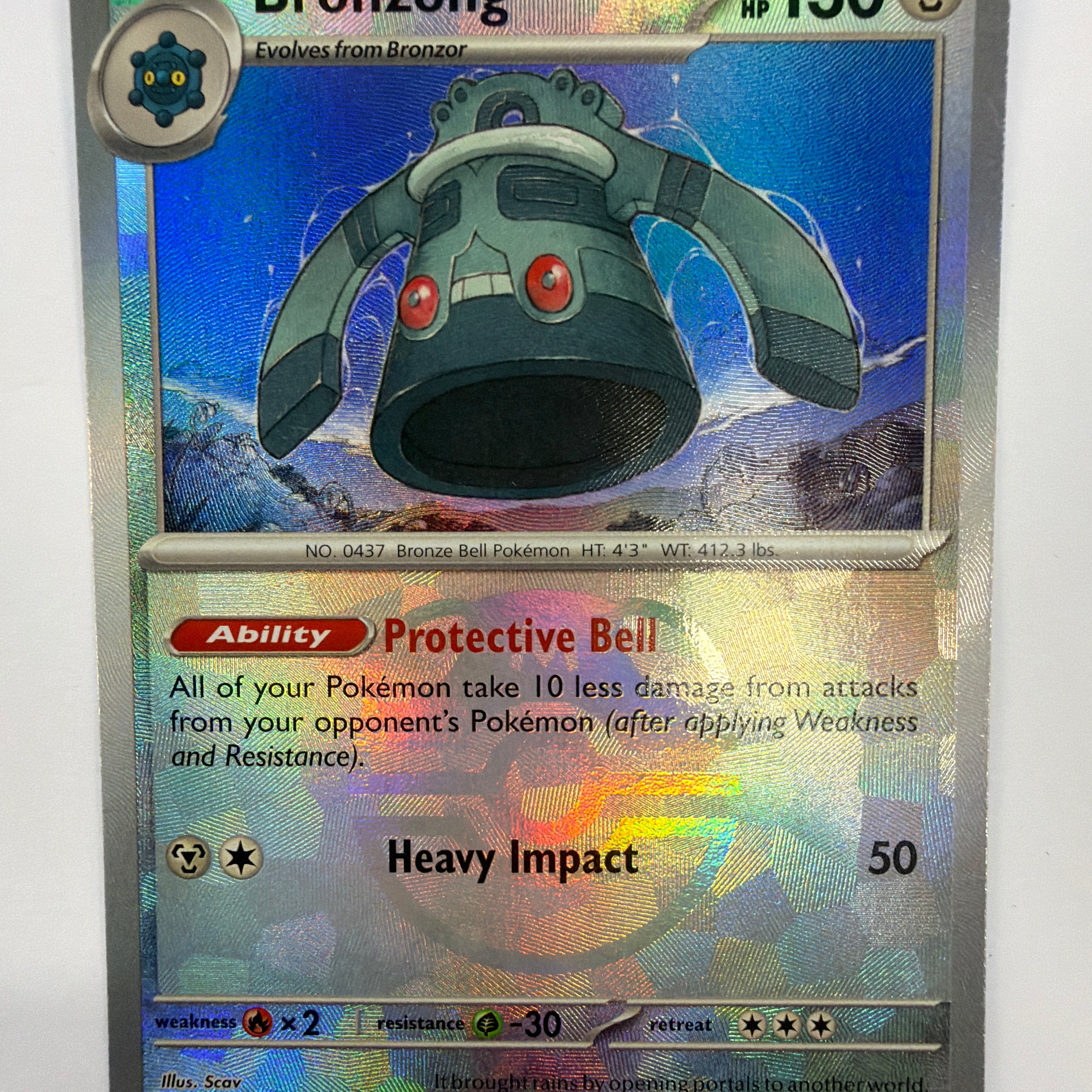 Pokémon TCG - Prismatic Evolution Bronzong 067/131 Masterball NM