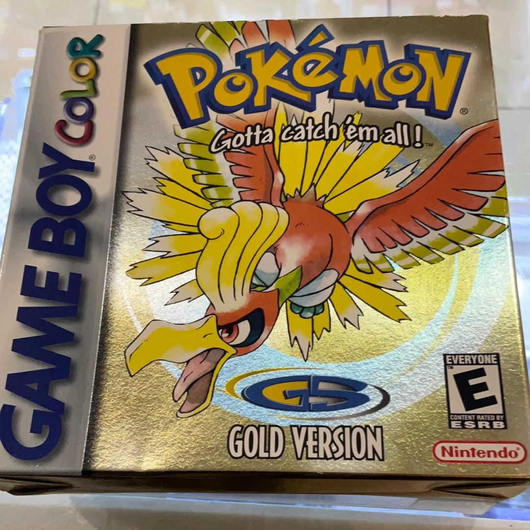 COMPLETE Nintendo Gameboy Color Pokémon Gold Version – True Believers ...