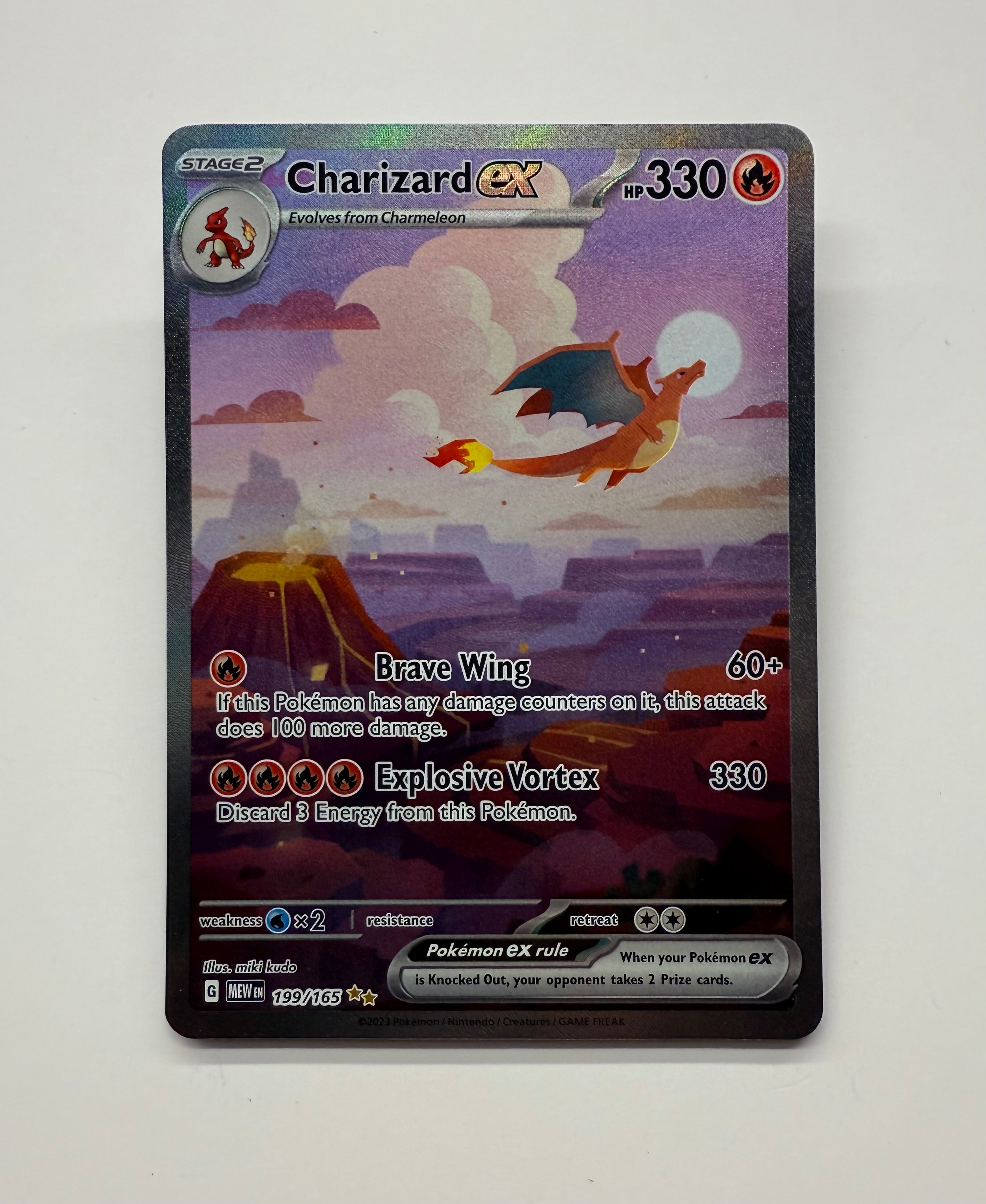 Pokémon TCG - 151 Charizard ex 199/165 NM