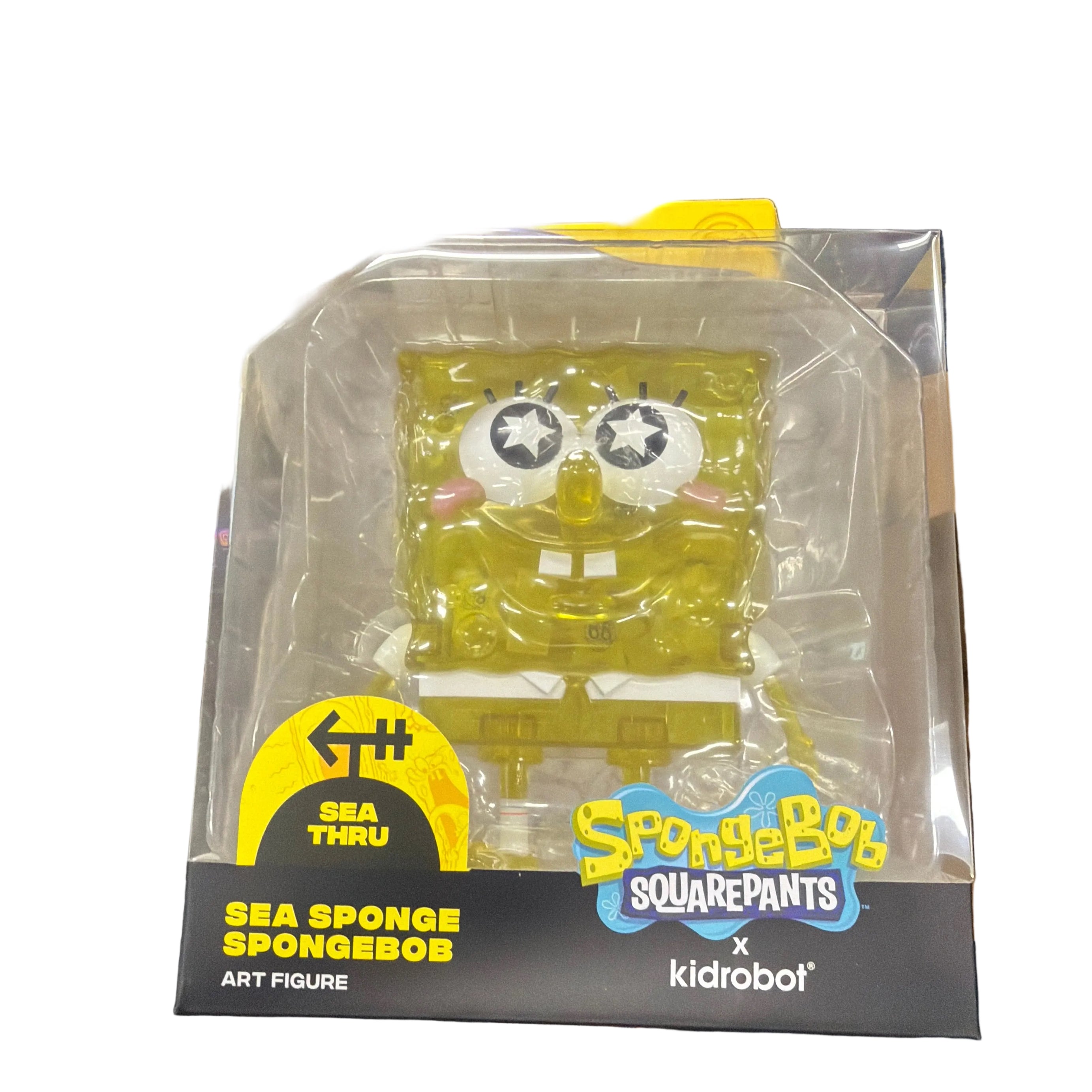 KidRobot x SpongeBob SquarePants Sea Thru Sea Sponge Spongebob Art Figure