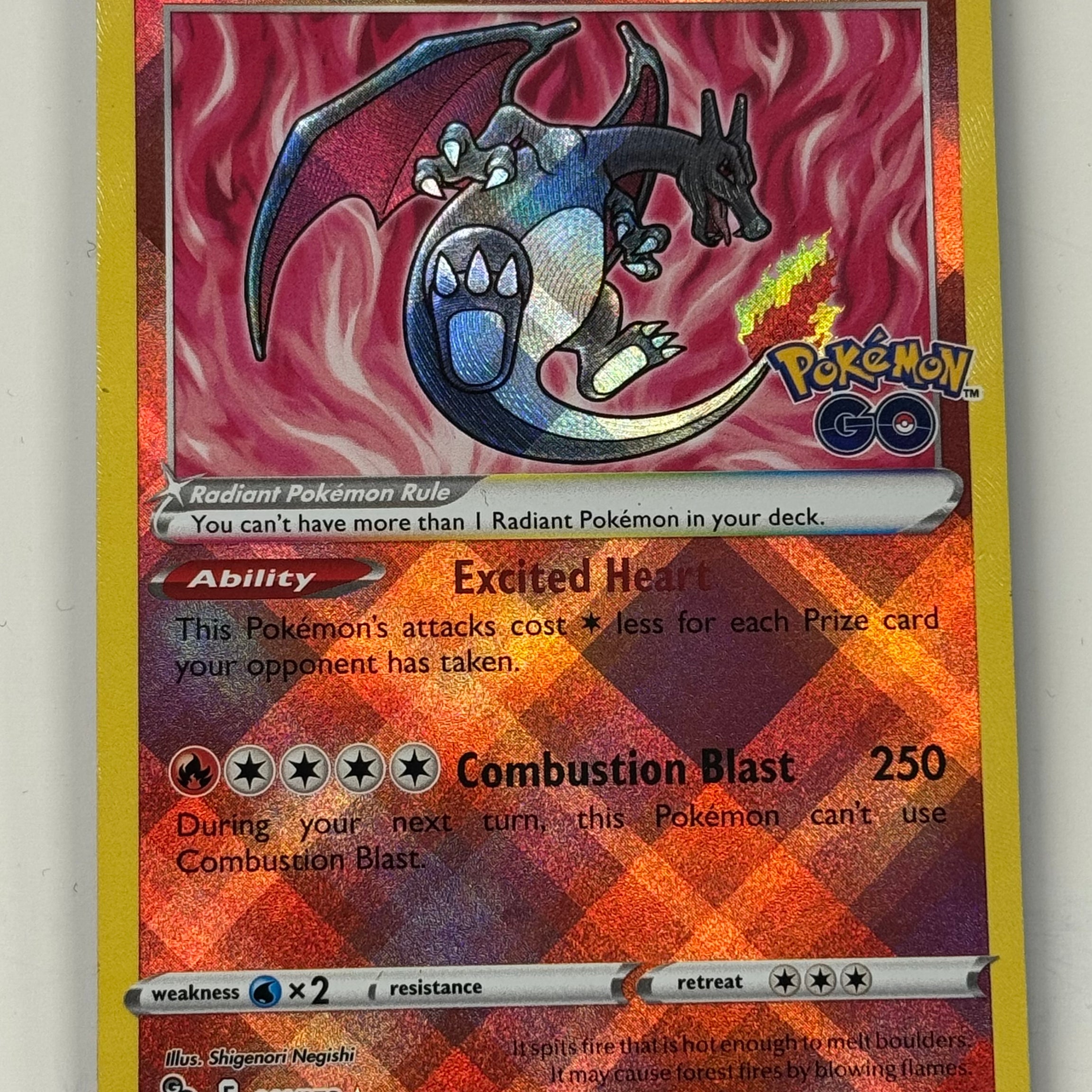 Pokémon TCG - Pokémon GO Radiant Charizard 011/078 NM