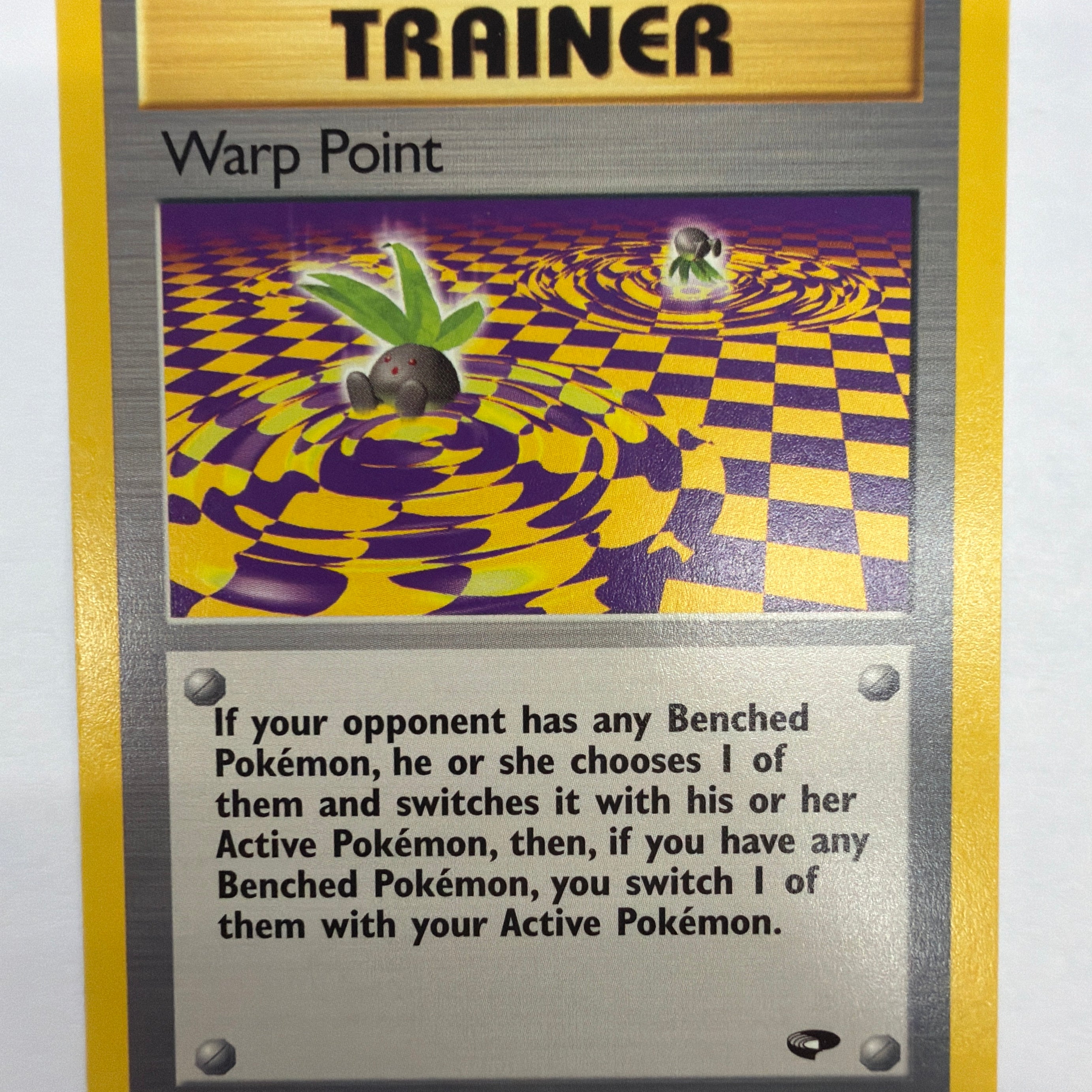 Pokémon TCG - Gym Challenge Unlimited Warp Point 126/132 Non-Holo NM