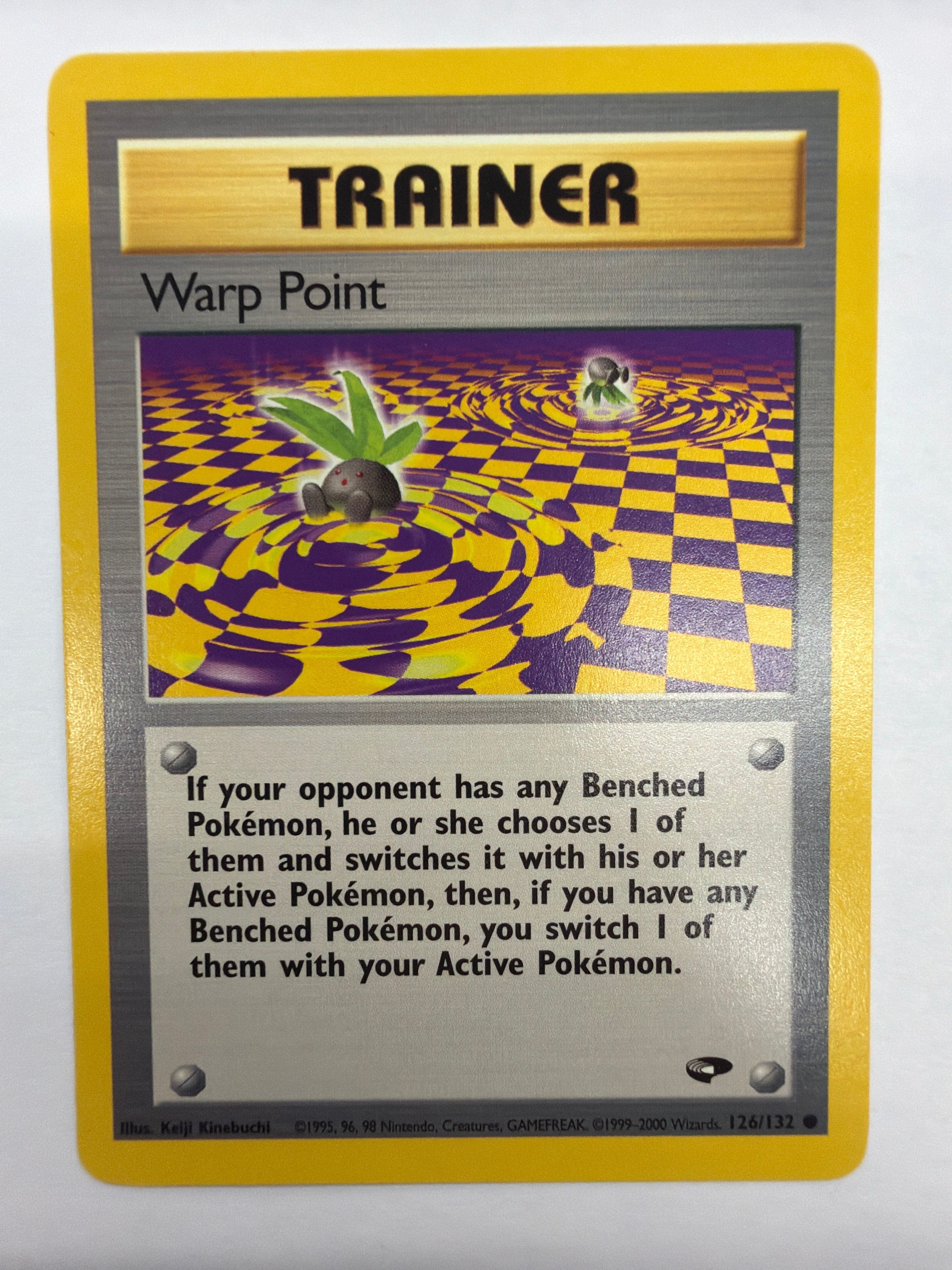 Pokémon TCG - Gym Challenge Unlimited Warp Point 126/132 Non-Holo NM
