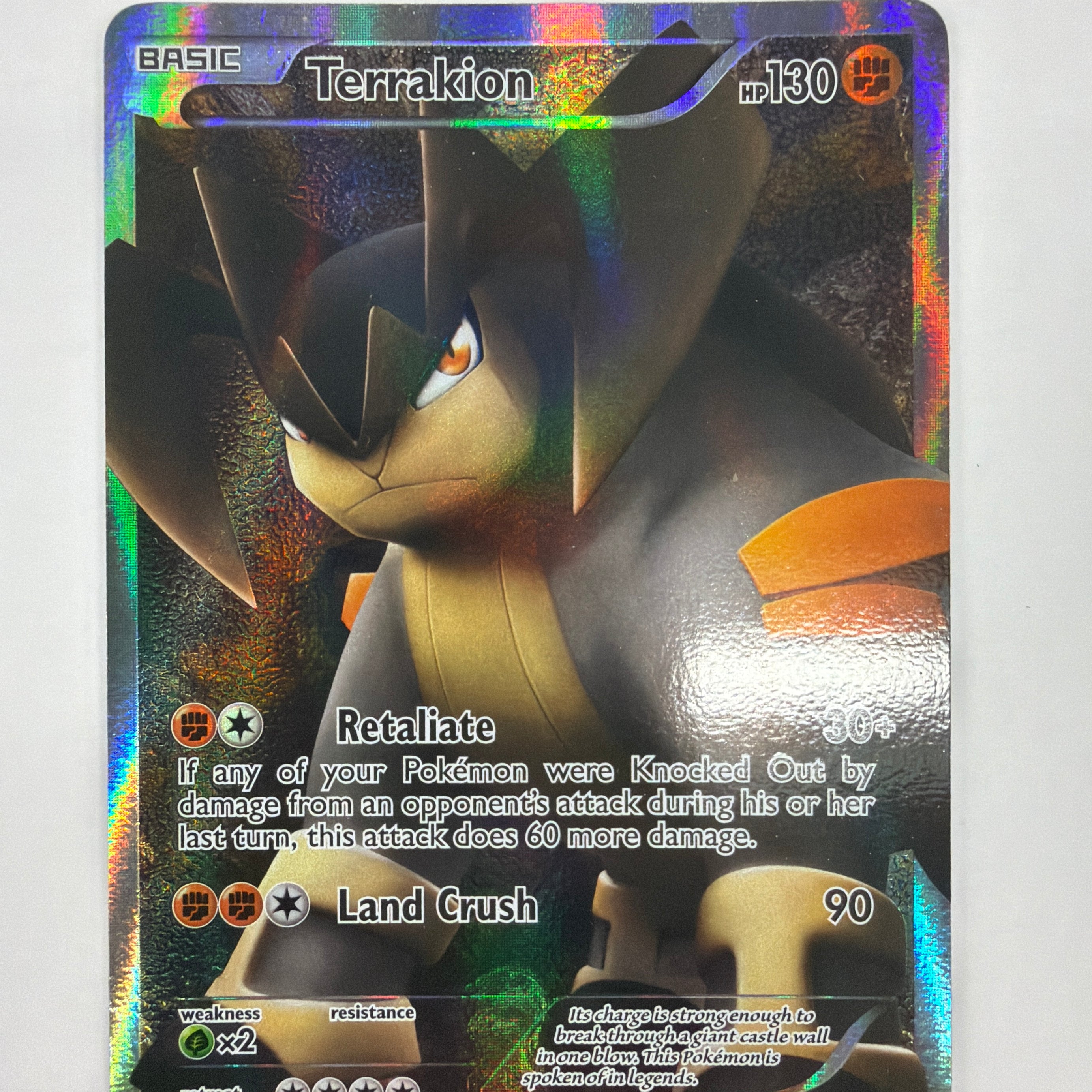 Pokémon TCG - Noble Victories Terrakion 99/101 LP