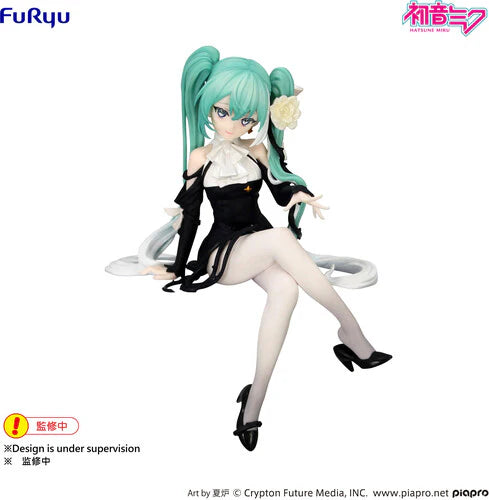 FuRyu Noodle Stopper Figure Hatsune Miku Flower Fairy White Rose Ver Statue