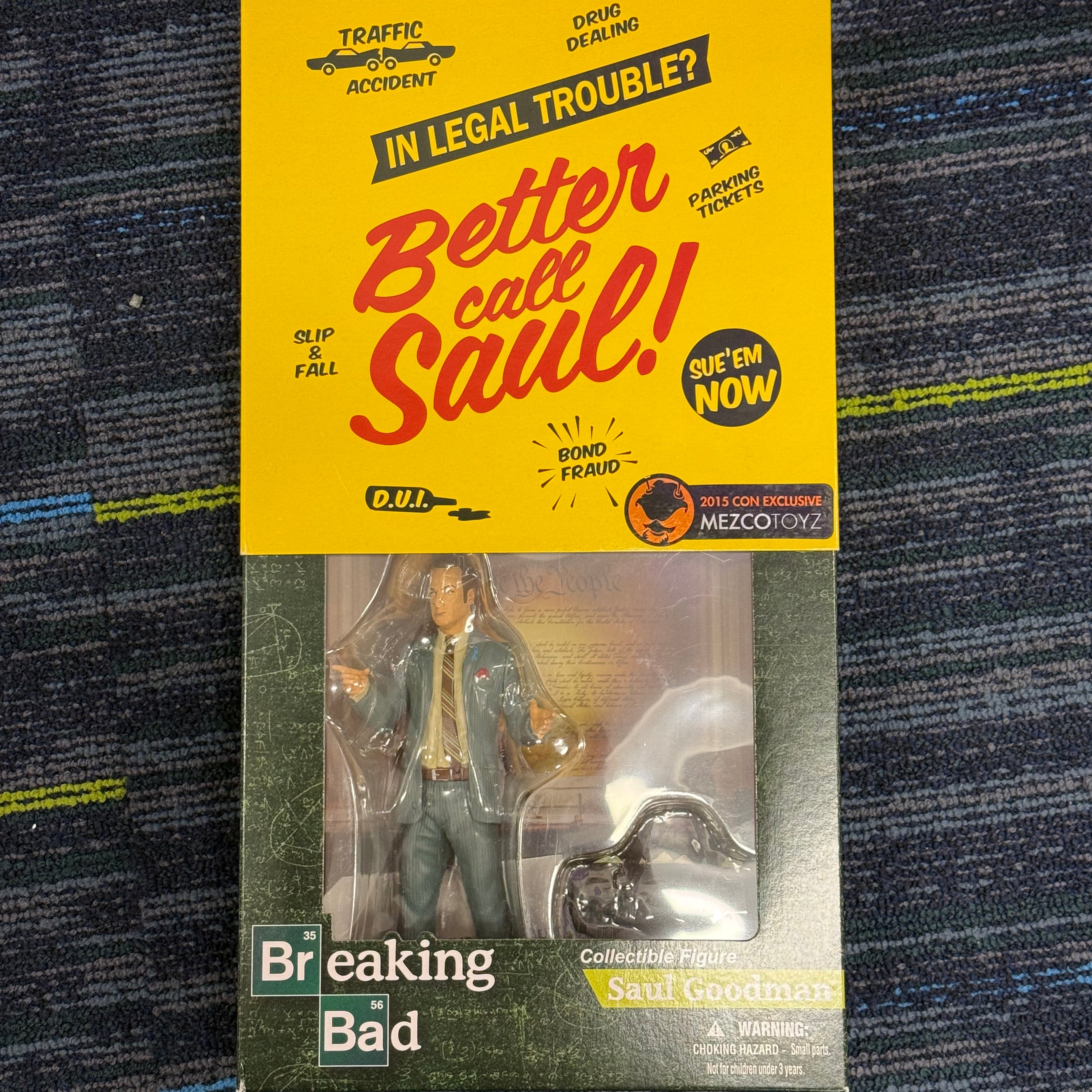 MezcoToyz 2015 SDCC Exclusive Breaking Bad Better Call Saul! Goodman Jimmy McGill Action Figure