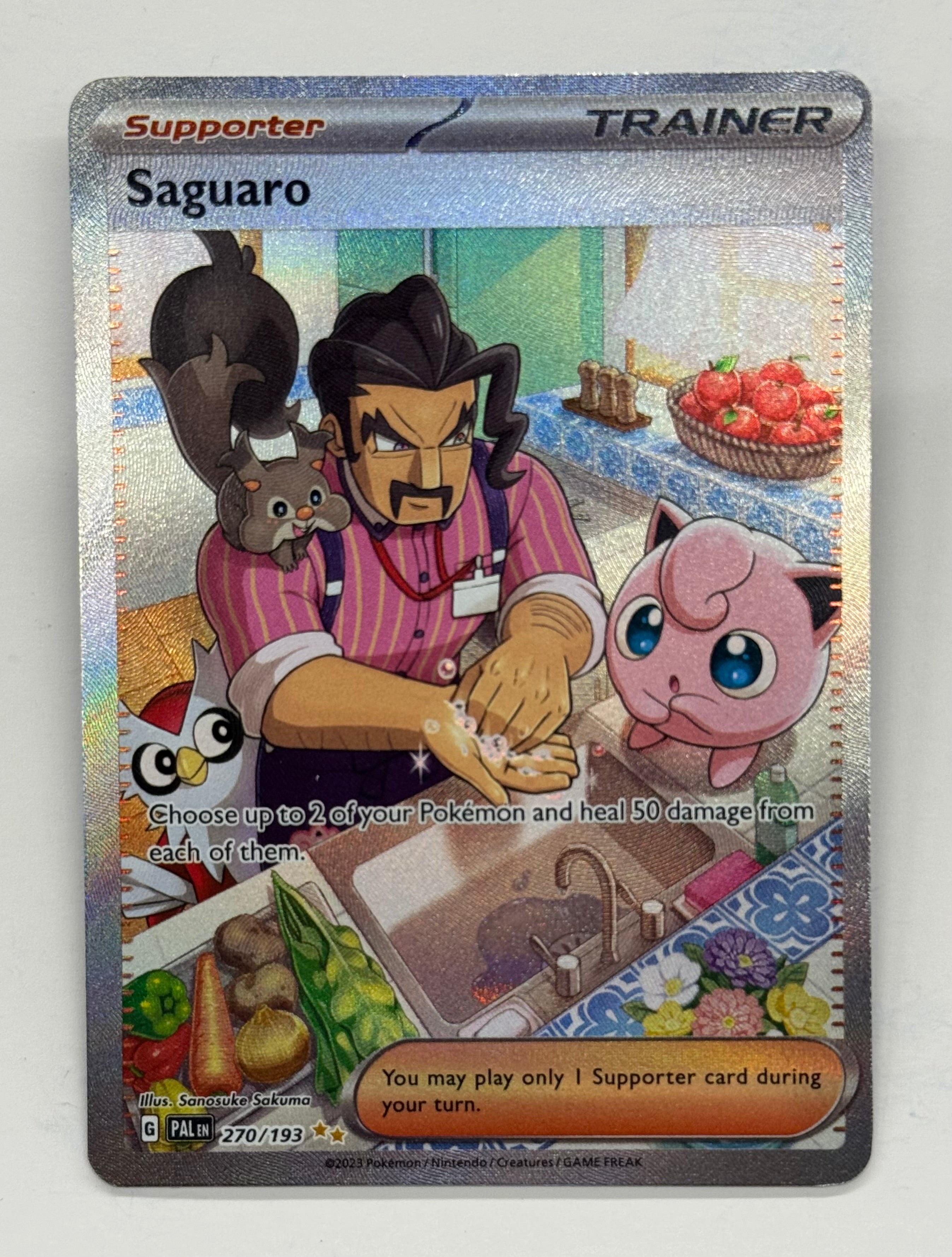 Pokémon TCG - Paldea Evolved Saguaro 270/193 NM