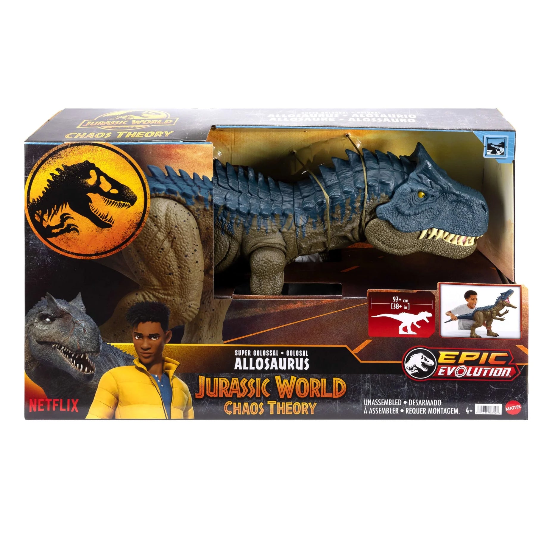 Mattel Jurassic World Chaos Theory Super Colossal Allosaurus