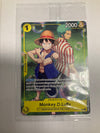 One Piece TCG Monkey D Luffy OP10-111 Rare Sealed NM