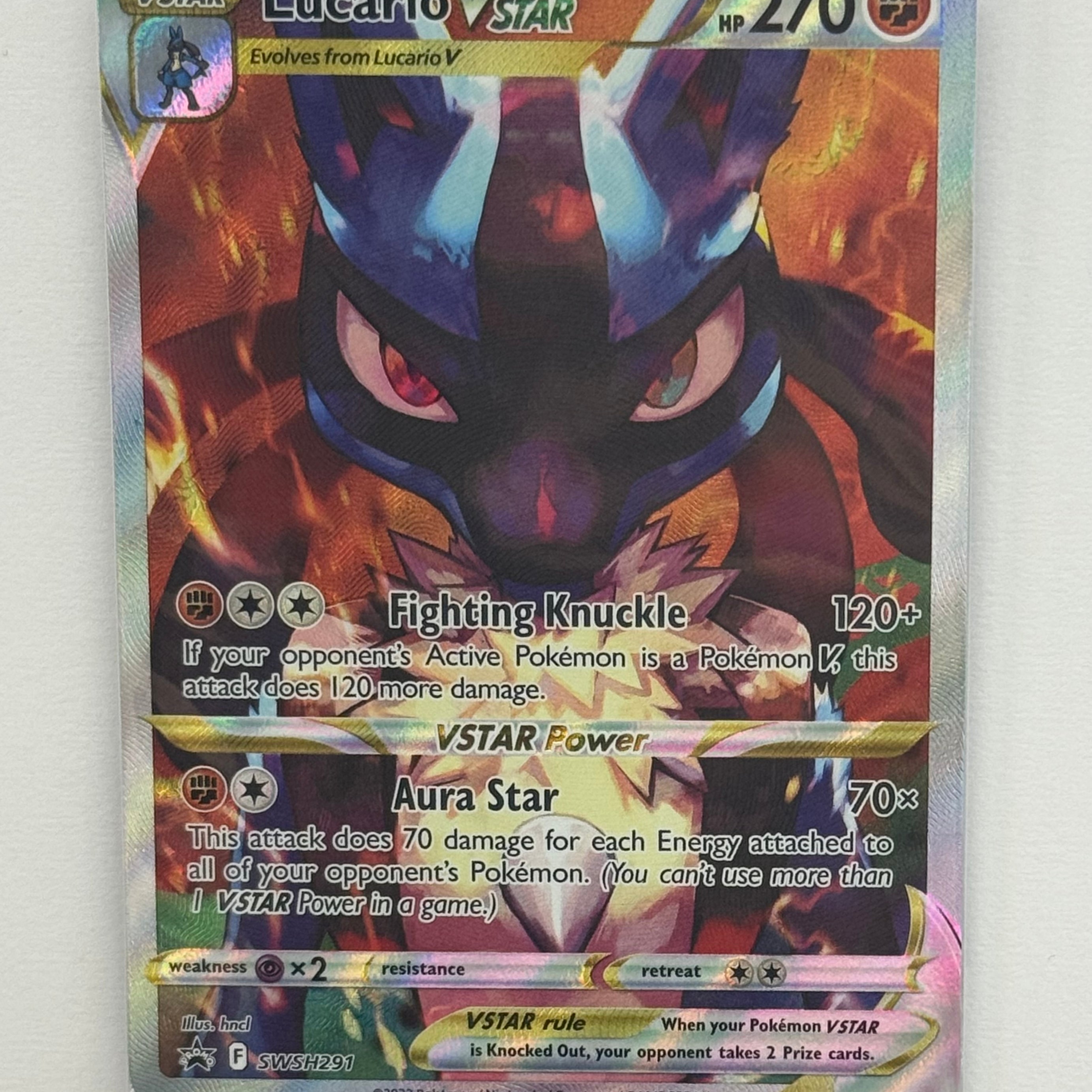 Pokémon TCG - Sword & Shield Promo Cards Lucario VSTAR SWSH291 (Sealed) NM