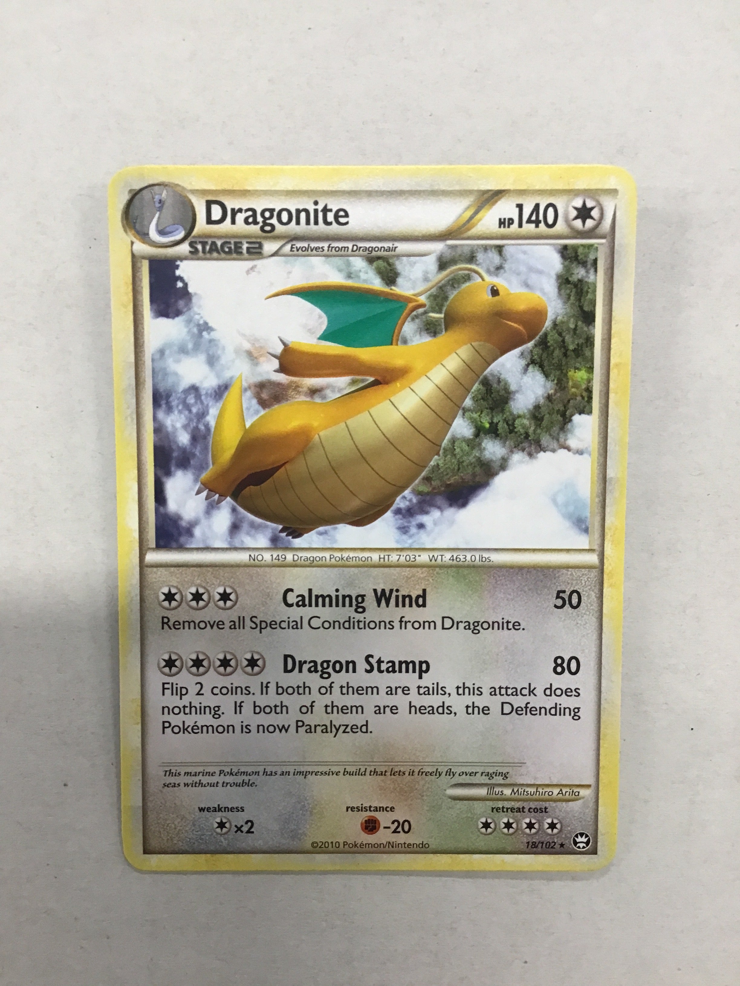 Pokémon TCG - HS Triumphant Dragonite 18/102 NM